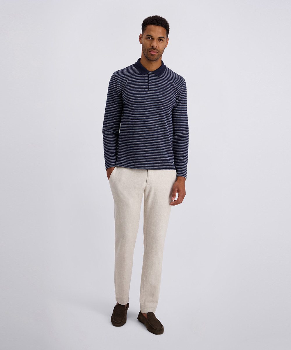 Langarm-Poloshirt