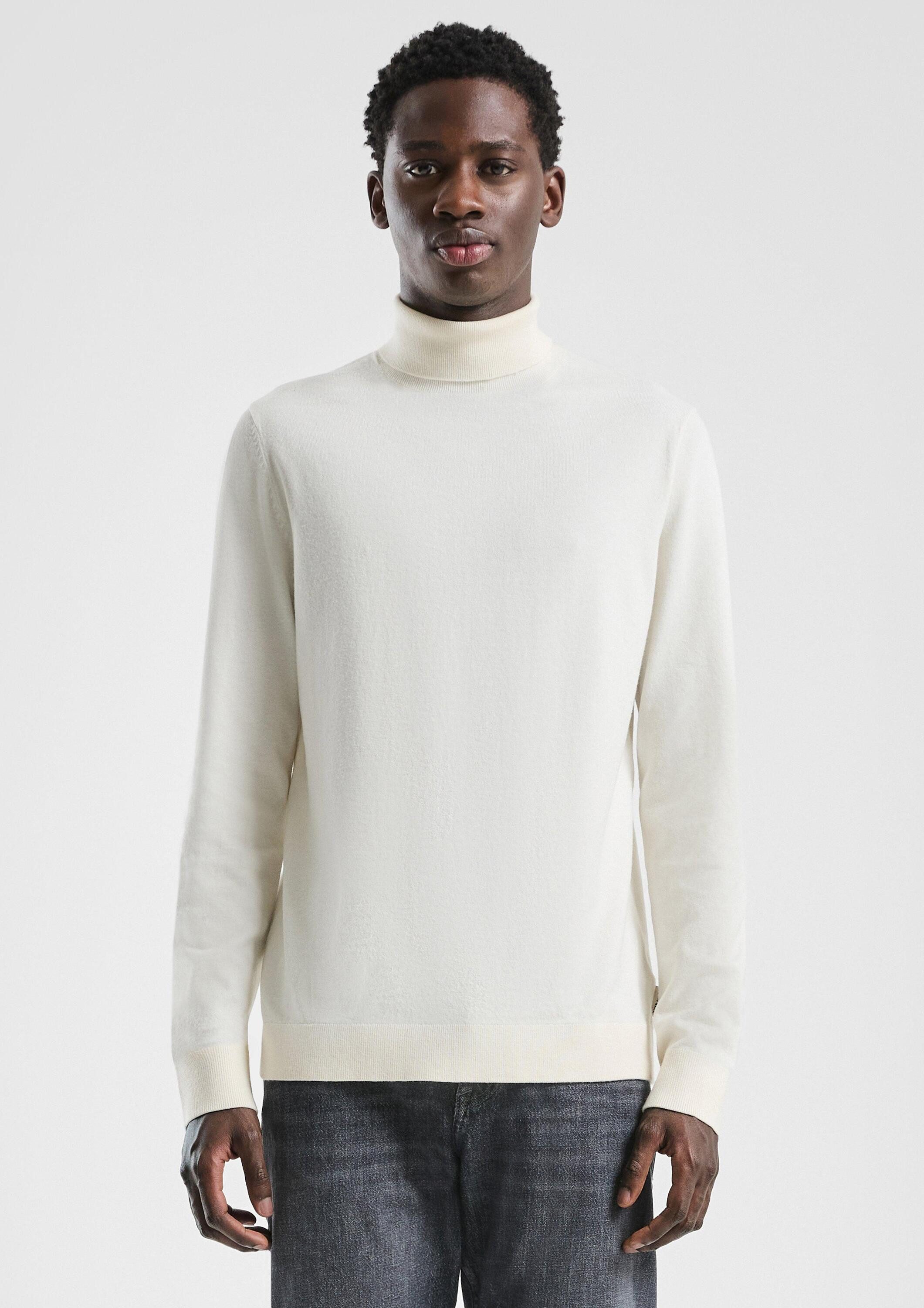 QS Longpullover Strickpullover Rollkragenpullover