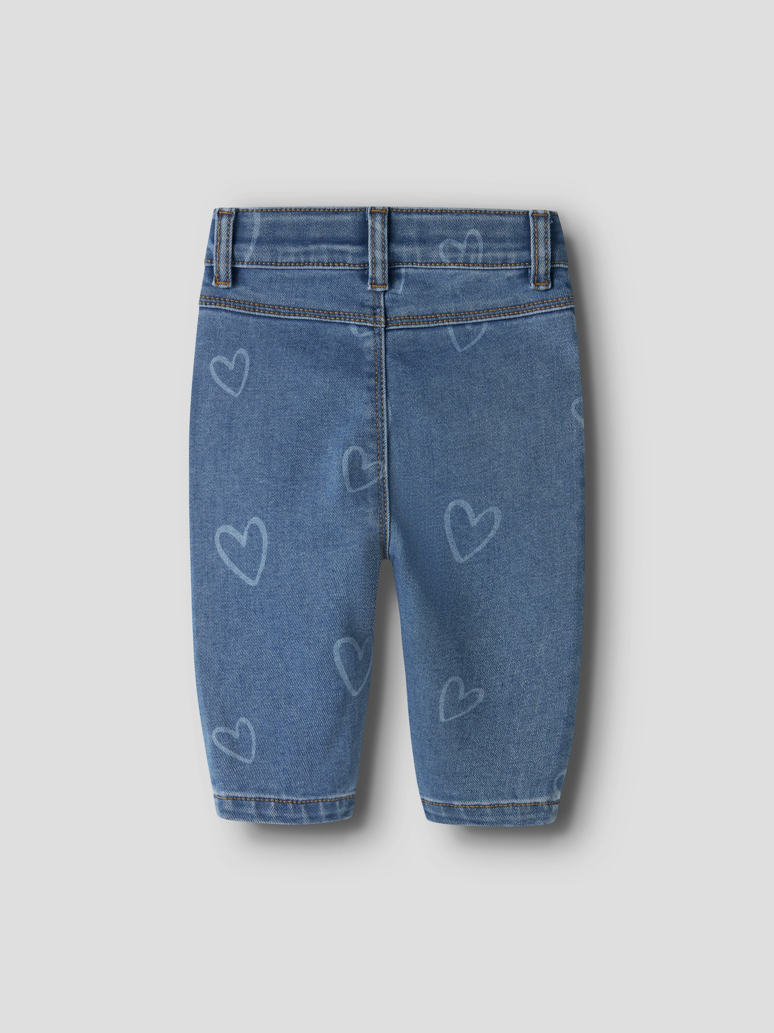 Name It Mom-Jeans NBFROSE MOM AOP JEANS 4044-ON NOOS Baumwollmischung, regular fit, high waist