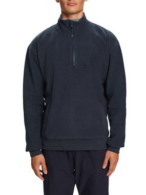 Esprit Sweatshirt Fleece-Sweatshirt mit halbem Zipper (1-tlg)