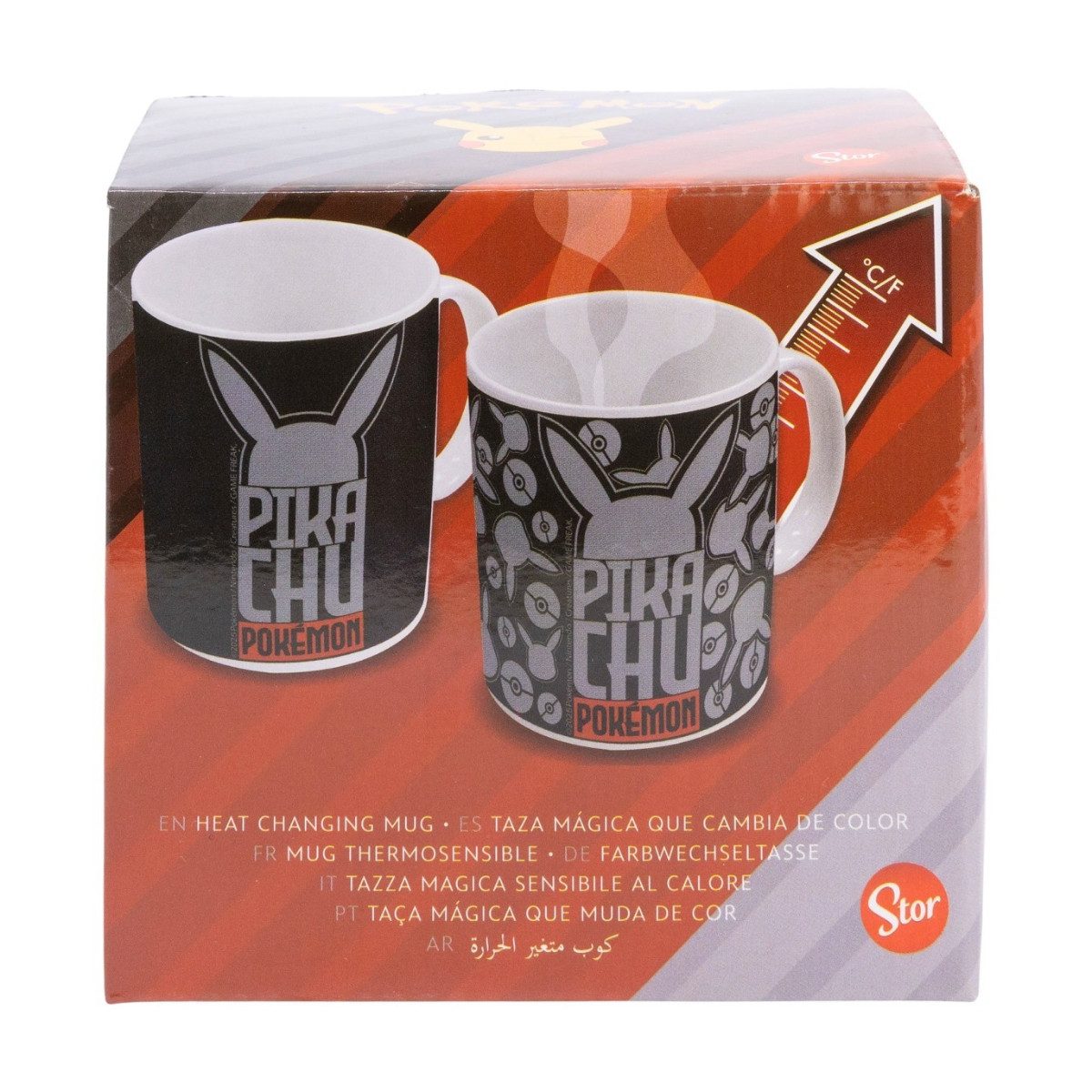 POKÉMON Tasse Metal Meltdown Changing Color Mug 325 ml Keramik in Box Geschenkidee, Keramik