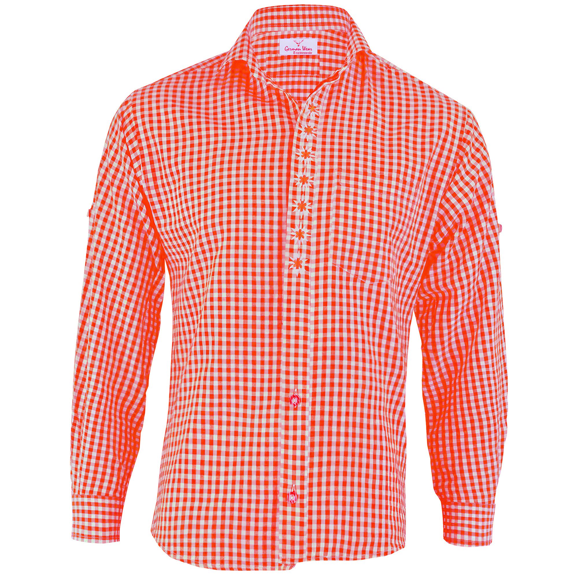 German Wear Trachtenhemd GW1203-EW Trachtenhemd für Trachtenlederhose mit E günstig online kaufen