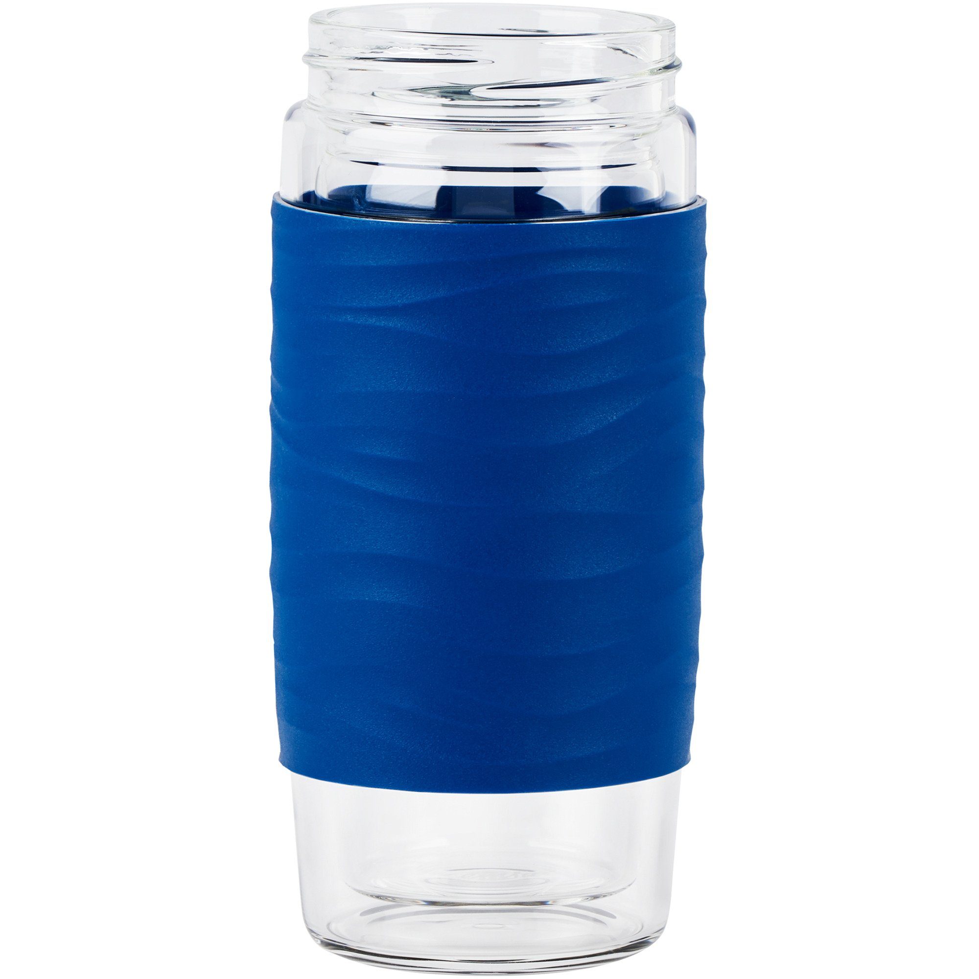 Emsa Thermoflasche Emsa TEA MUG Tee-Thermobecher 0,4 Liter, (Glas