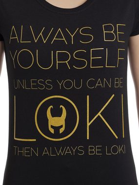 MARVEL T-Shirt Loki Always Gold