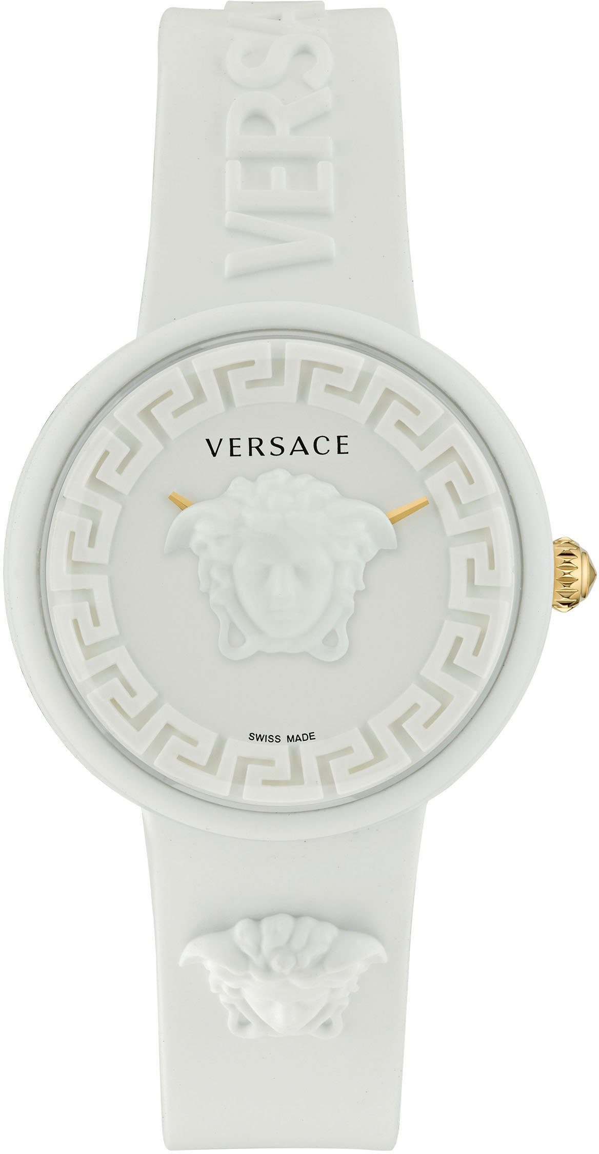 Versace Quarzuhr MEDUSA POP, VE6G00123, Armbanduhr, Damenuhr, Saphirglas, Swiss Made, analog