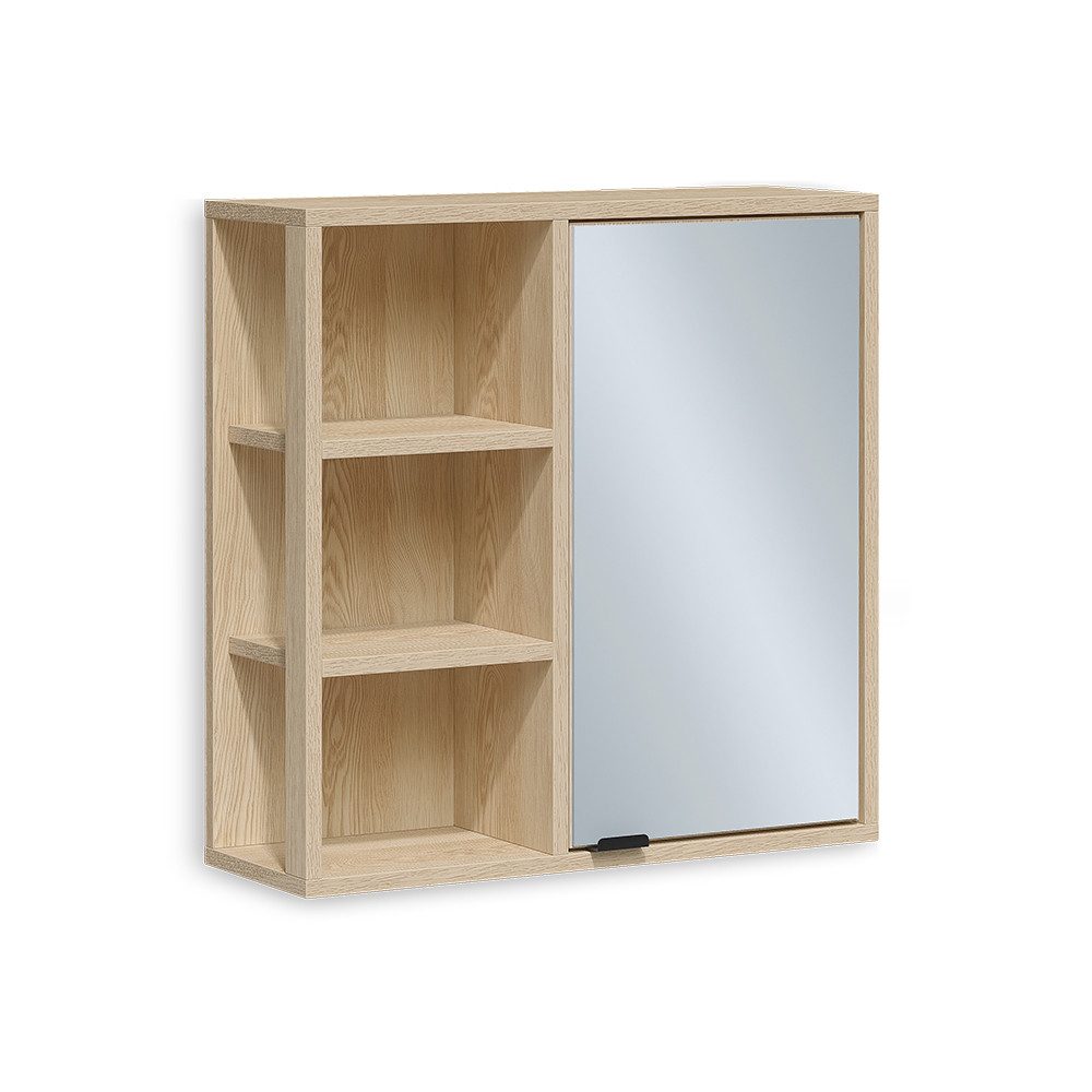 Vicco Badezimmerspiegelschrank Arven, Eiche, 60 x 60 cm