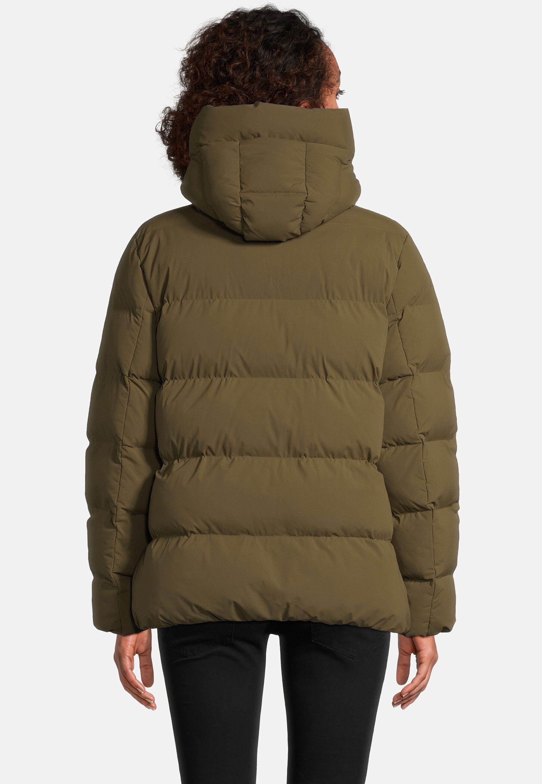 No.1 COMO Winterjacke LINDA (1-St) mit Kapuze