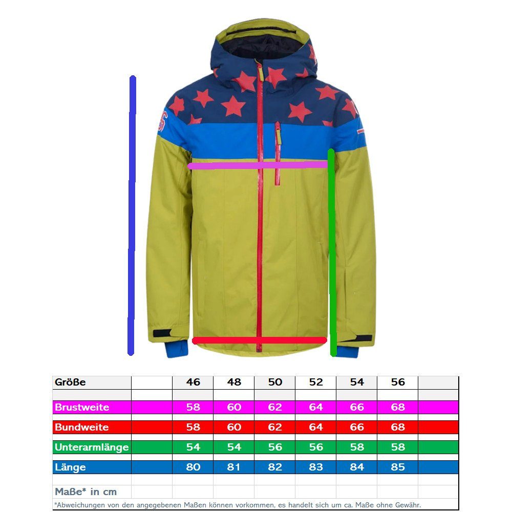Icepeak Skijacke Centertown Snowboard Jacke Outdoor atmungsaktives, wasserdichtes Material schützt vor Wind und Wasser