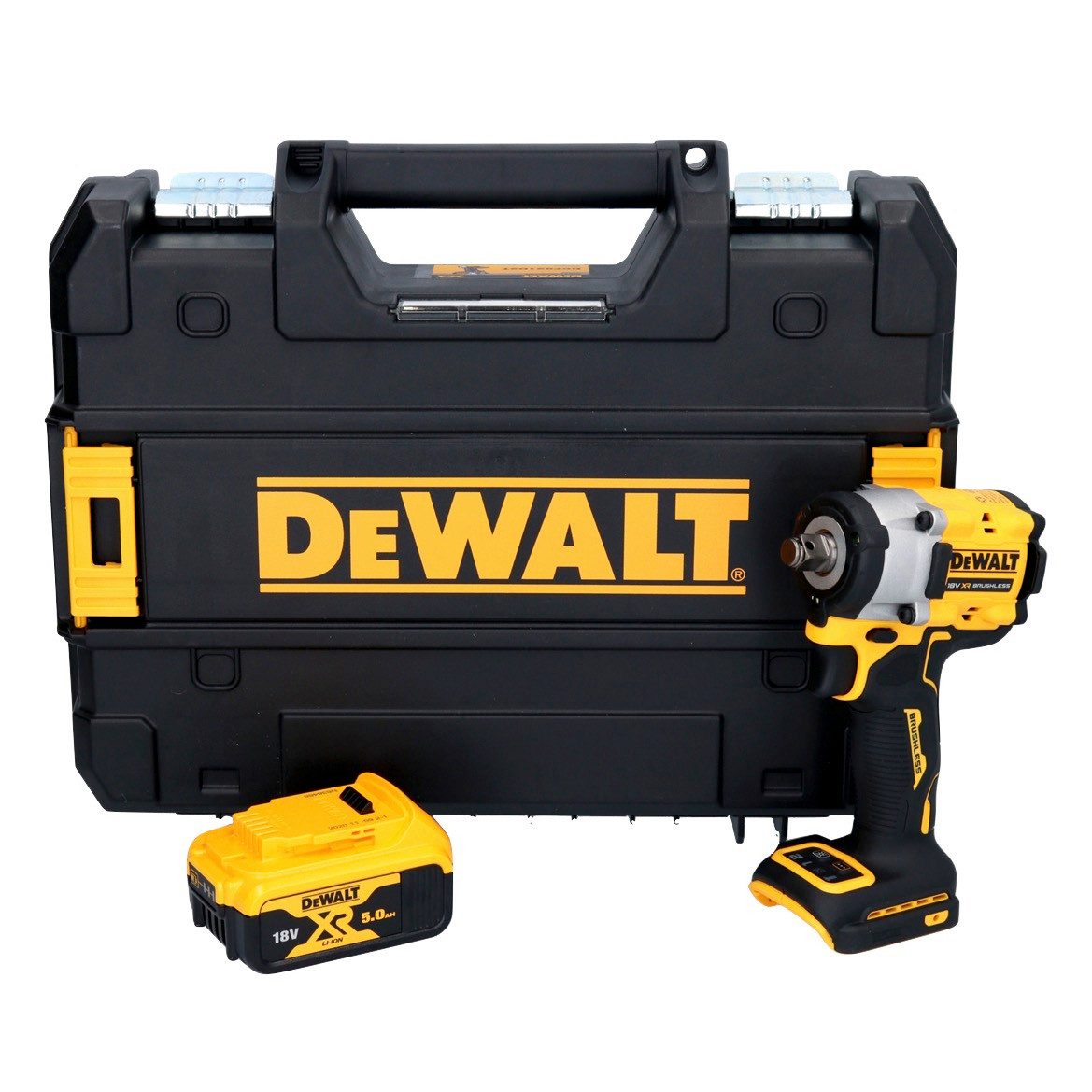 DeWalt Akku-Schlagschrauber DCF 921 NT Akku Schlagschrauber 18 V 400 Nm 1/2" Brushless + 1x Akku