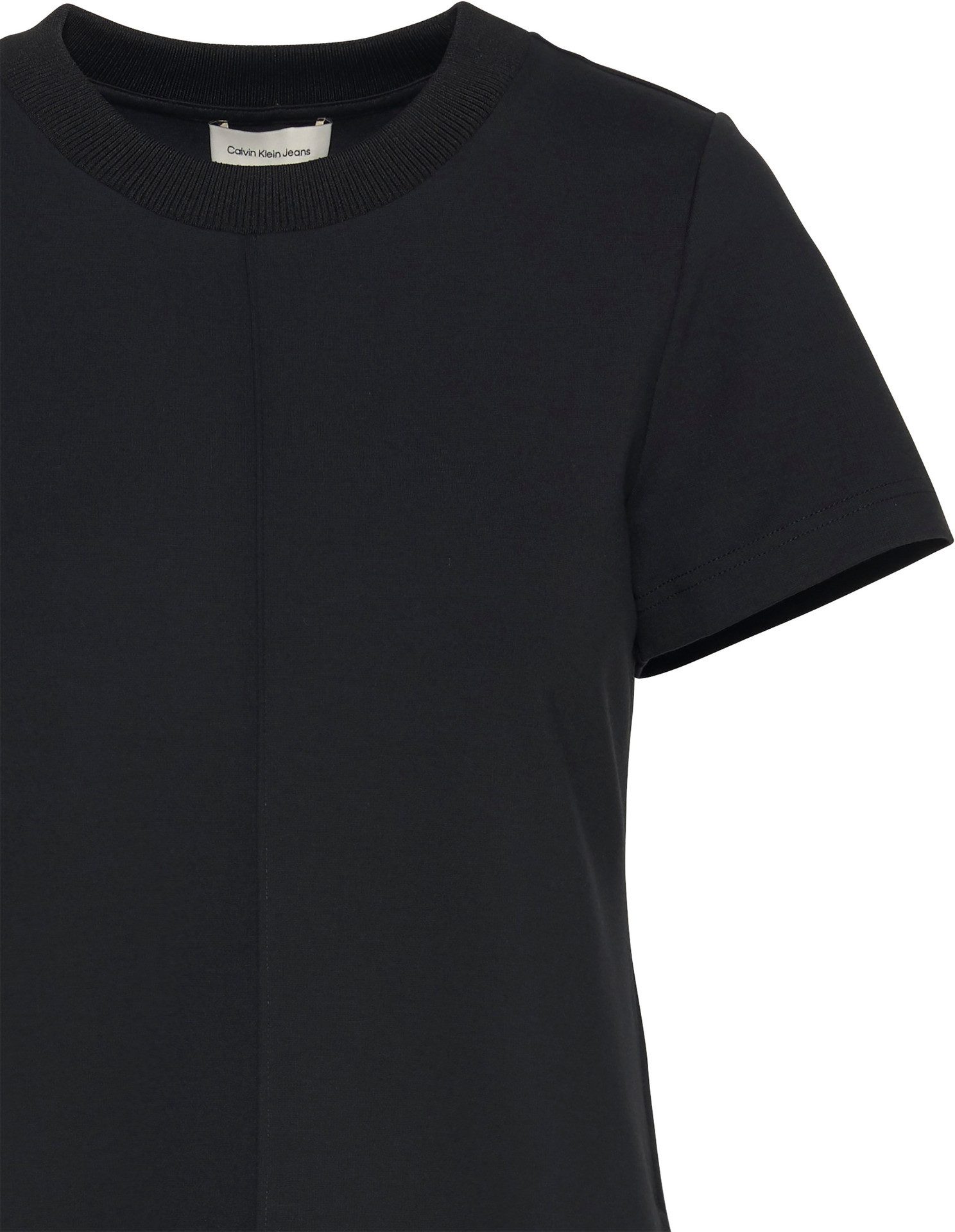 Calvin Klein Jeans Jerseykleid A- PUNTO MILANO T SHIRT DRESS Mit Rundhalsausschnitt