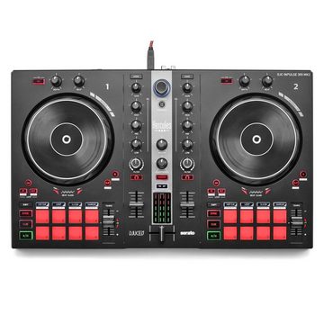 HERCULES DJ Controller Inpulse 300 MK2 mit DJ45 Kopfhörer und Mikrofasertuch