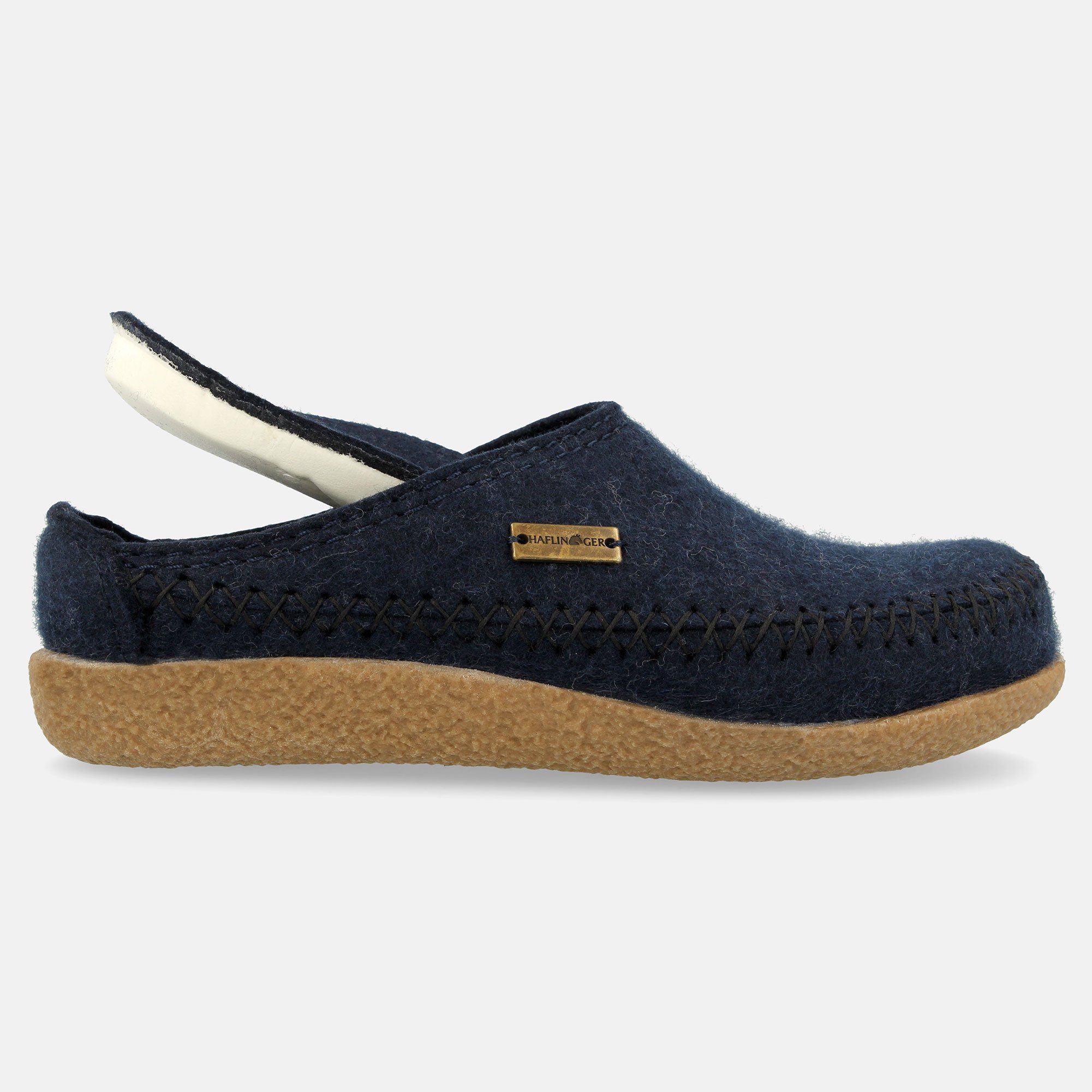Haflinger Blizzard Credo Filzpantoffel mit Gummisohle Hausschuh Hausschuh – Bild 5 von 5