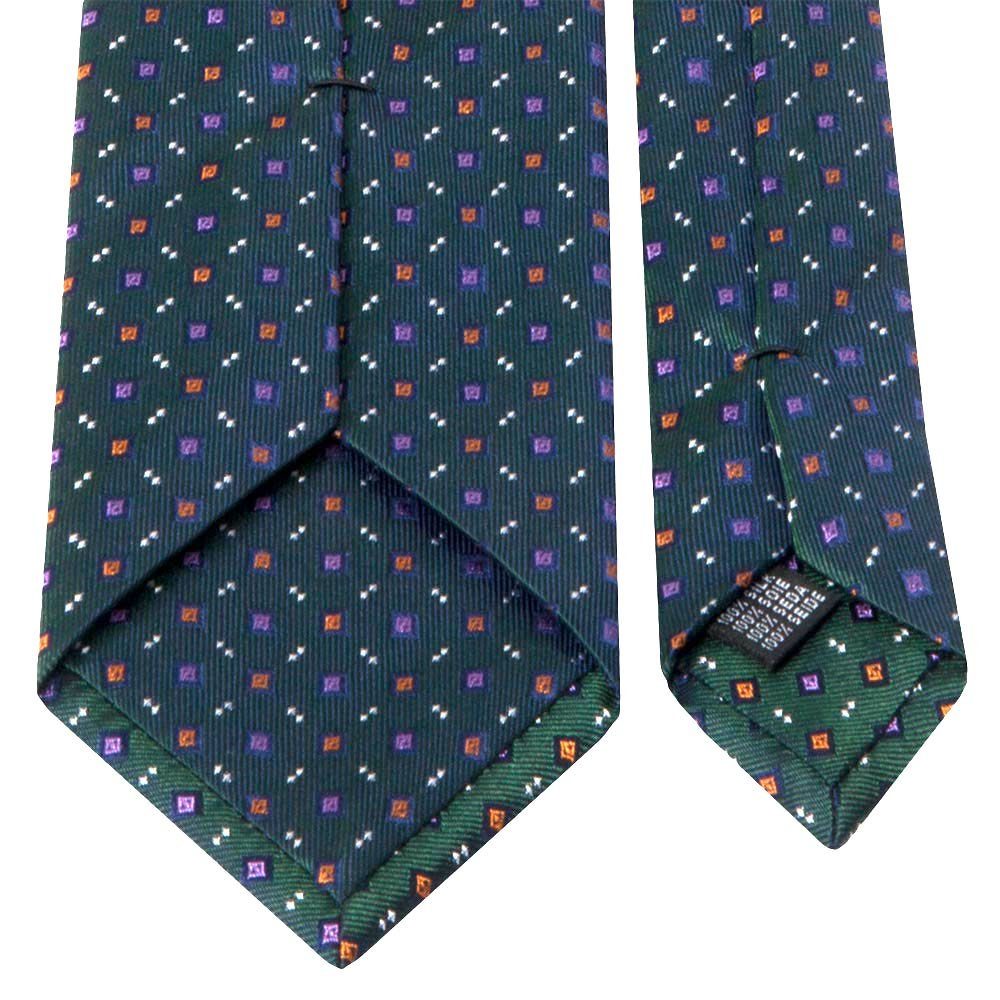 BGENTS Krawatte Seiden-Jacquard Krawatte mit geometrischem Muster Breit (8cm)