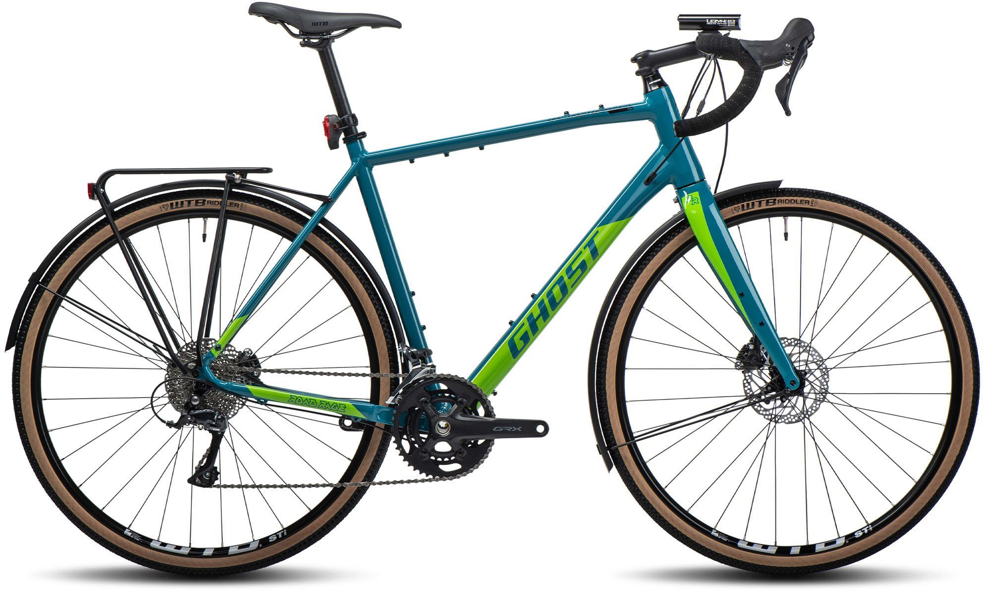 Ghost Fitnessbike Road Rage EQ AL, 18 Gang Shimano Sora RD-R3000 Schaltwerk, Kettenschaltung, für Damen und Herren, Kettenschaltung