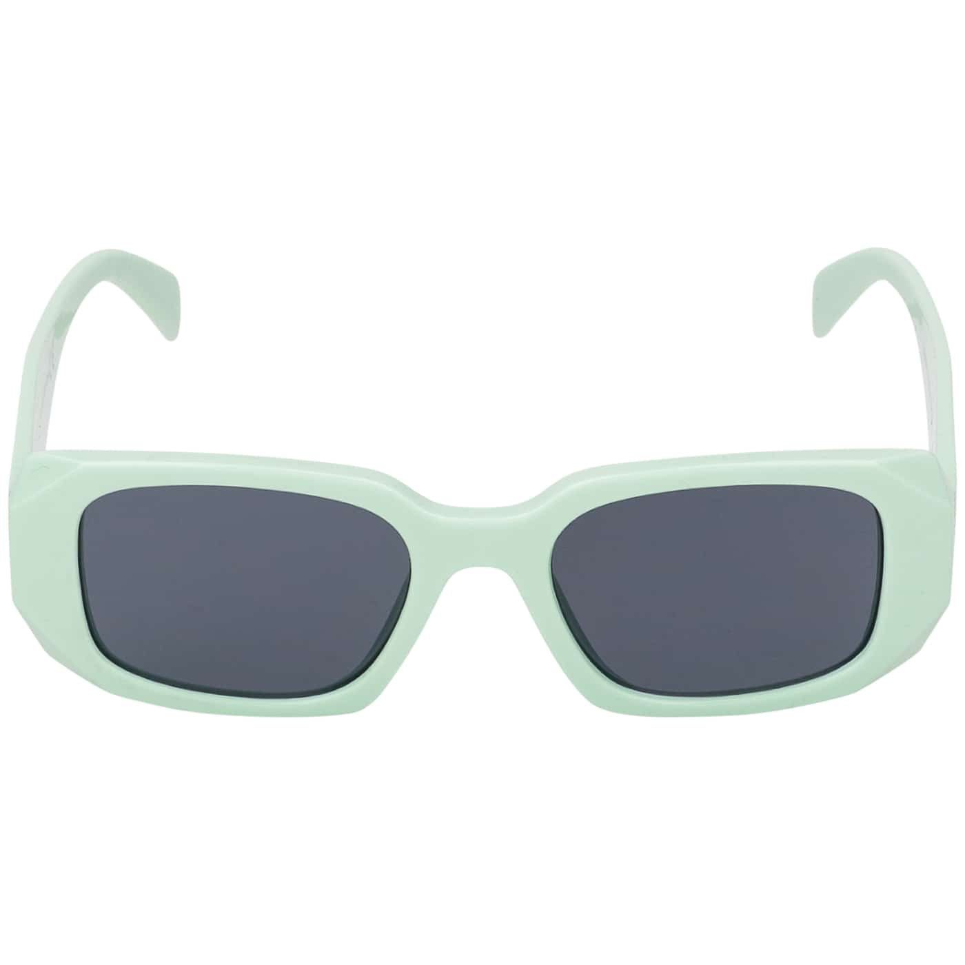 und schwarz Sonnenbrille Retrosonnenbrille (1-St) Designer Braunen Eyewear Linsen BEZLIT Mintgrün Rundglas Damen mit