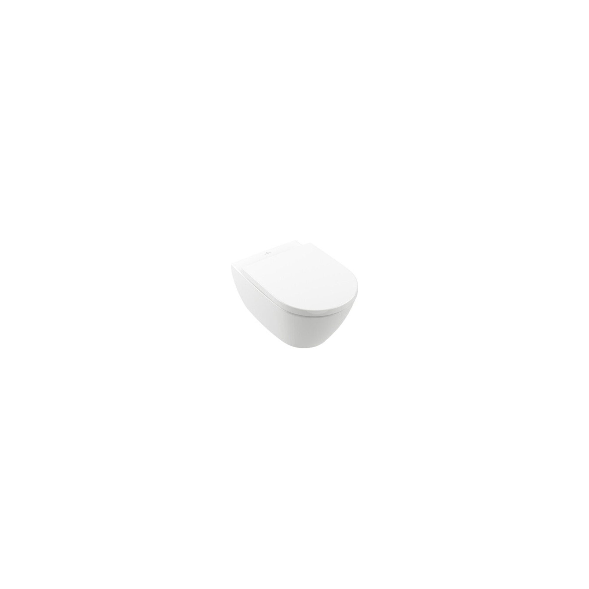 Villeroy & Boch Waschbecken V&B Wand-WC, Tiefspüler Subway 2.0 37x56cm, D-Flush, randl., we A-bac