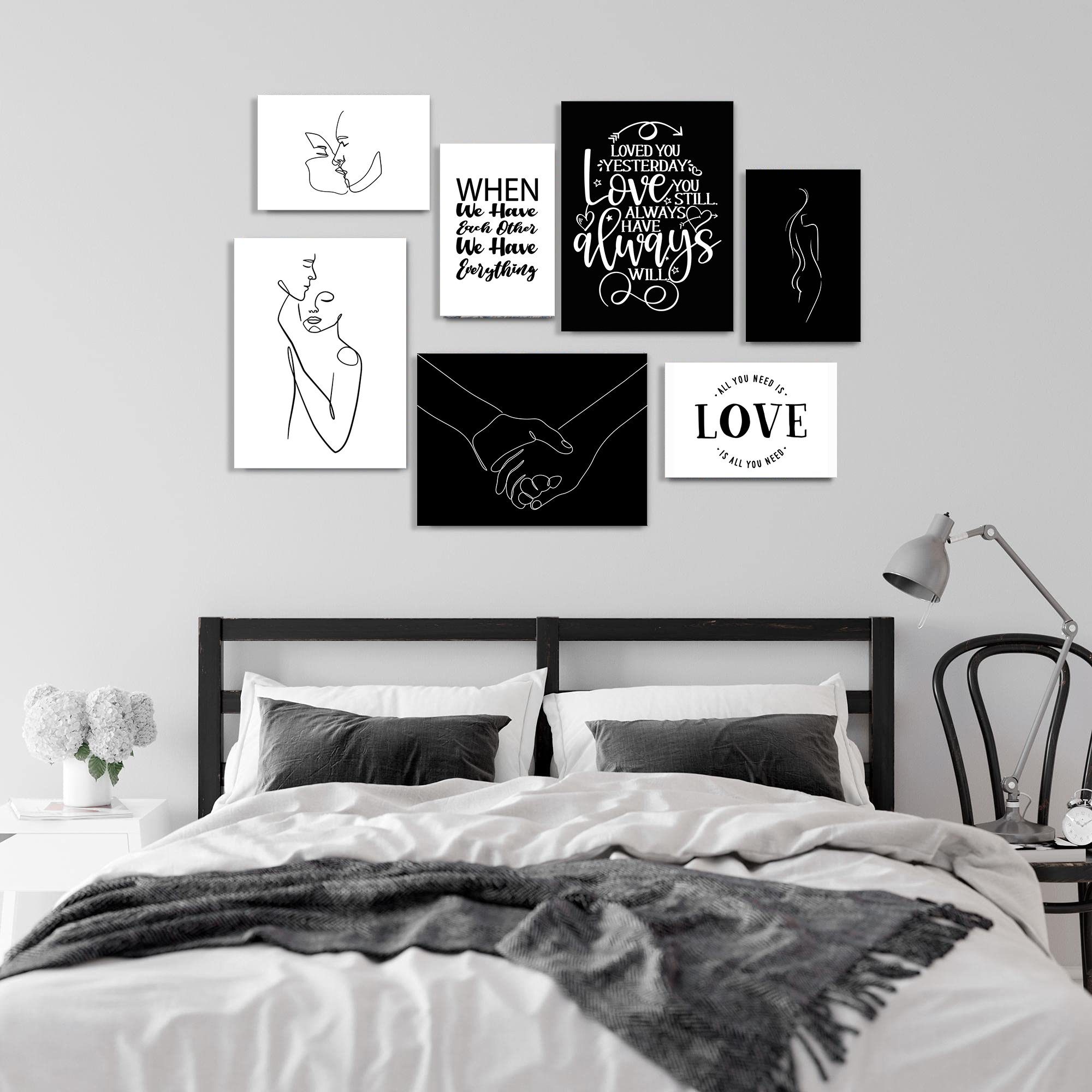 Visario Bilder-Collage 7-teilig, Love günstig online kaufen