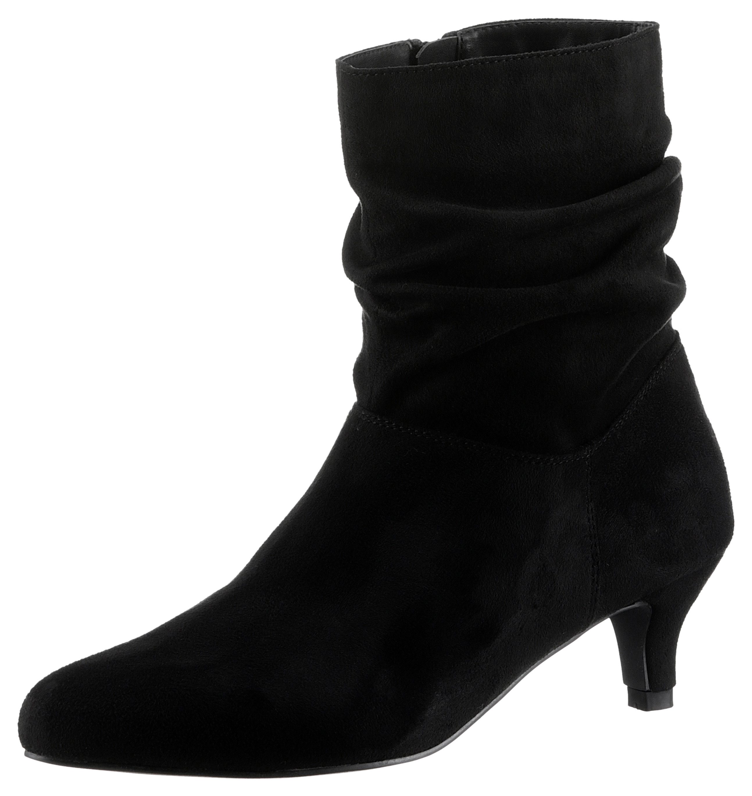 Aniston SHOES Stiefelette Ankleboots mit slouchy Schaft und Reißverschluss – Bild 3 von 5