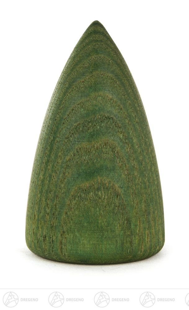 Kunstbaum Baum grün Höhe = 6,5cm NEU, Dregeno Erzgebirge, Höhe 6,5 cm, Holzbaum