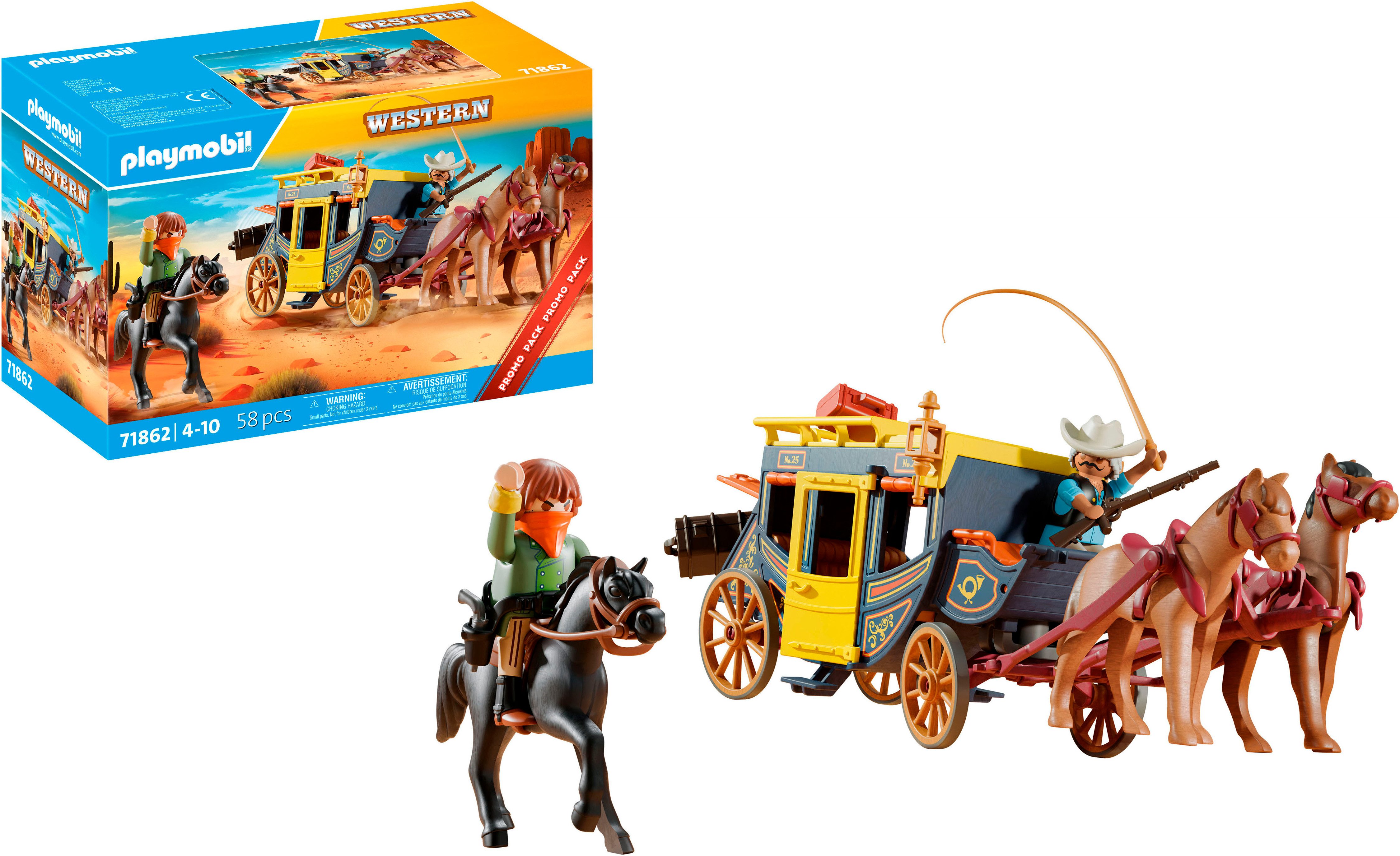 Playmobil® Postkutschenüberfall im Wilden Westen (71862), History Konstrukt günstig online kaufen