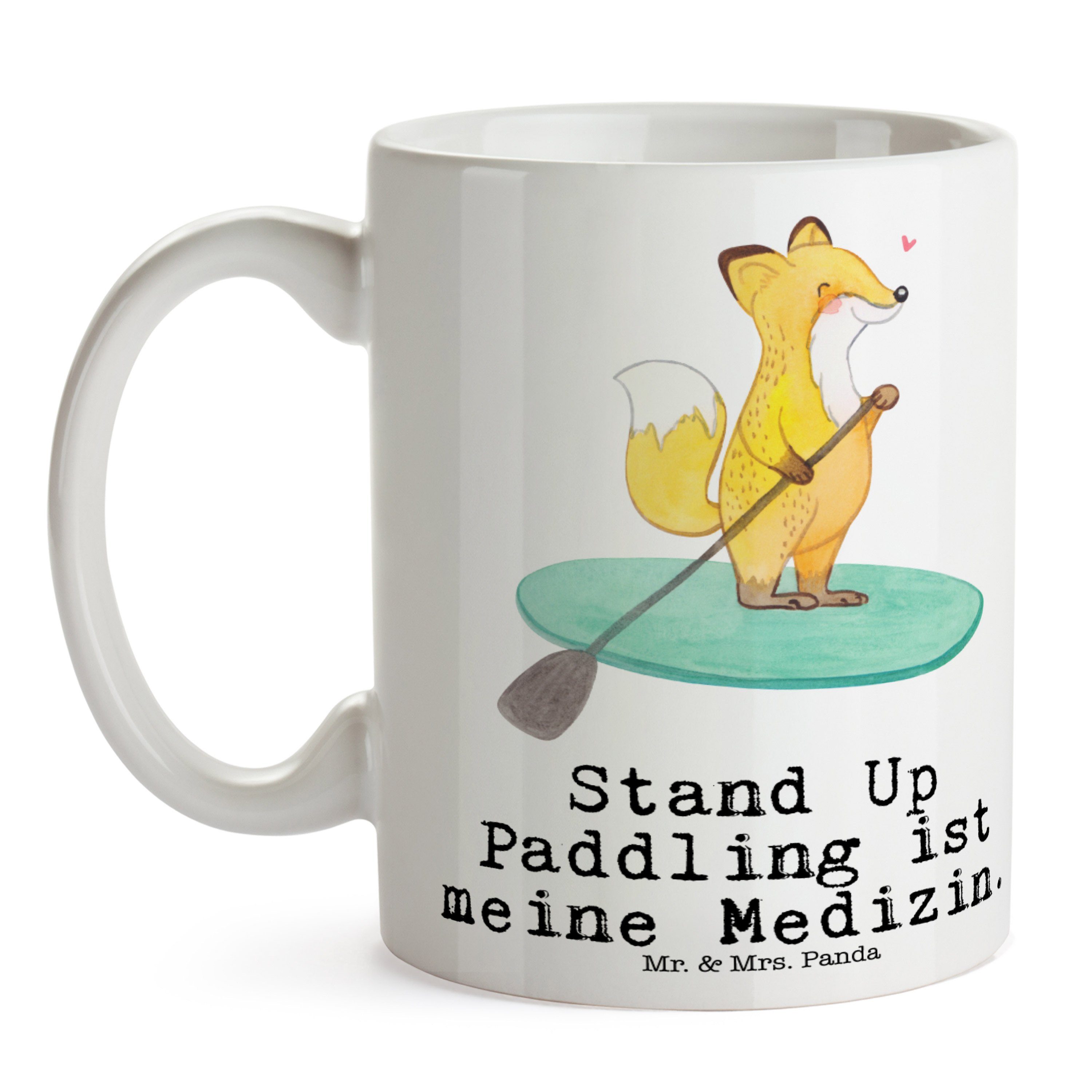 Paddle - Stand Keramik Paddling Tasse Mrs. Weiß Geschenk, & - Fuchs Medizin Panda B, Mr. Up Boarding,