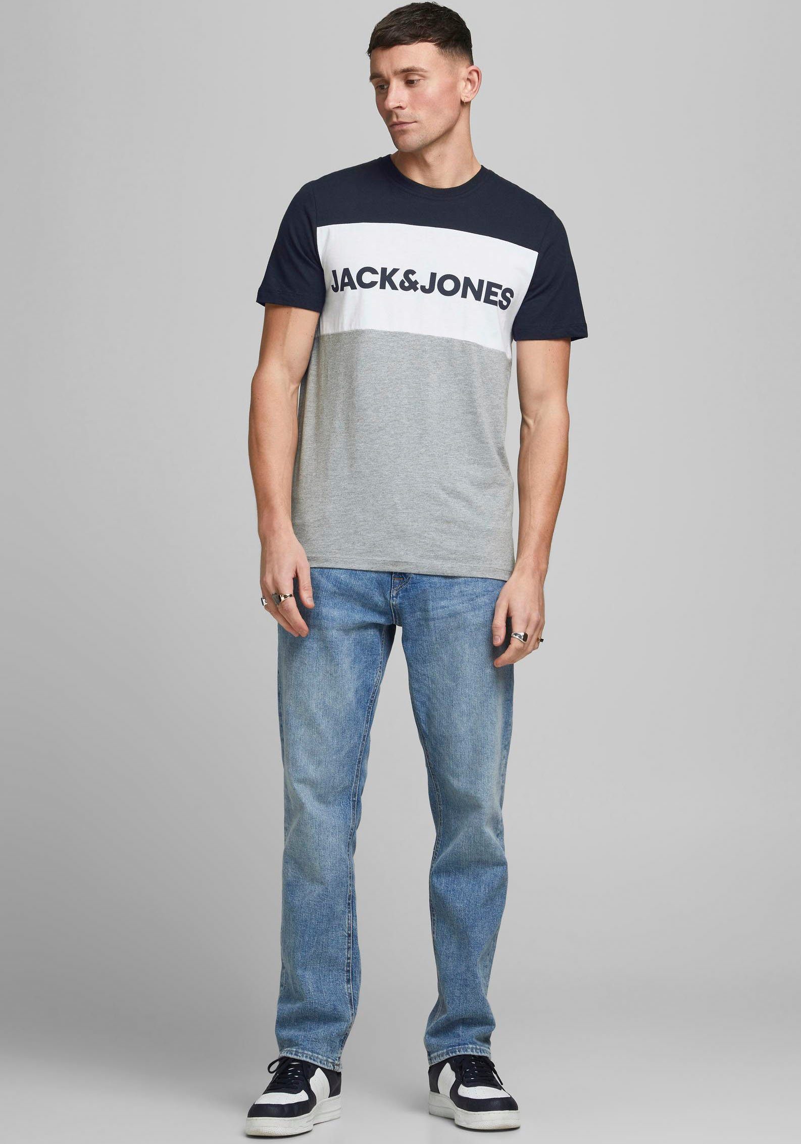Jack & Jones T-Shirt »LOGO BLOCKIN« online kaufen | OTTO