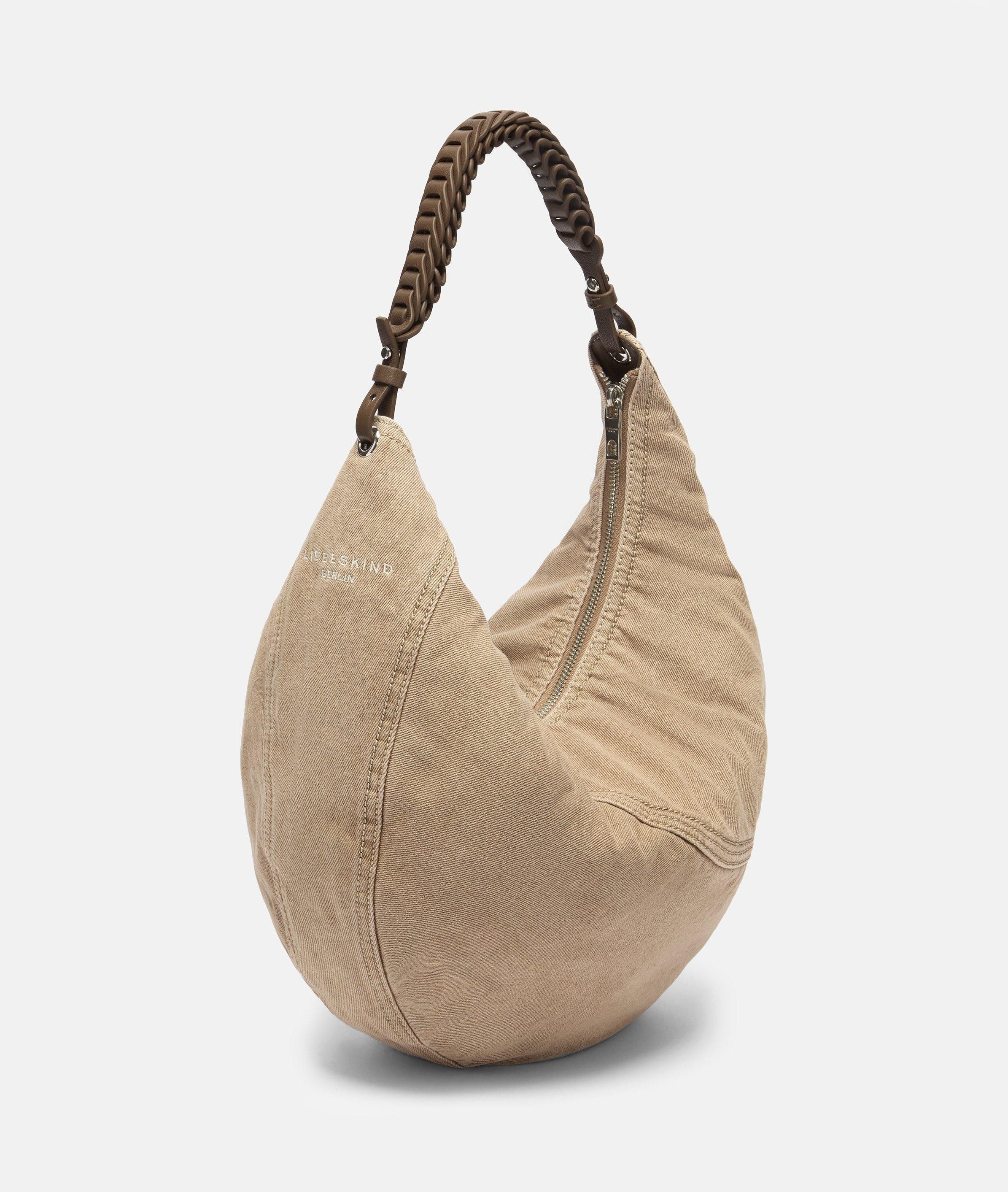 Liebeskind Berlin Schultertasche Hobo, Geräumige Hobo-Bag aus Denim