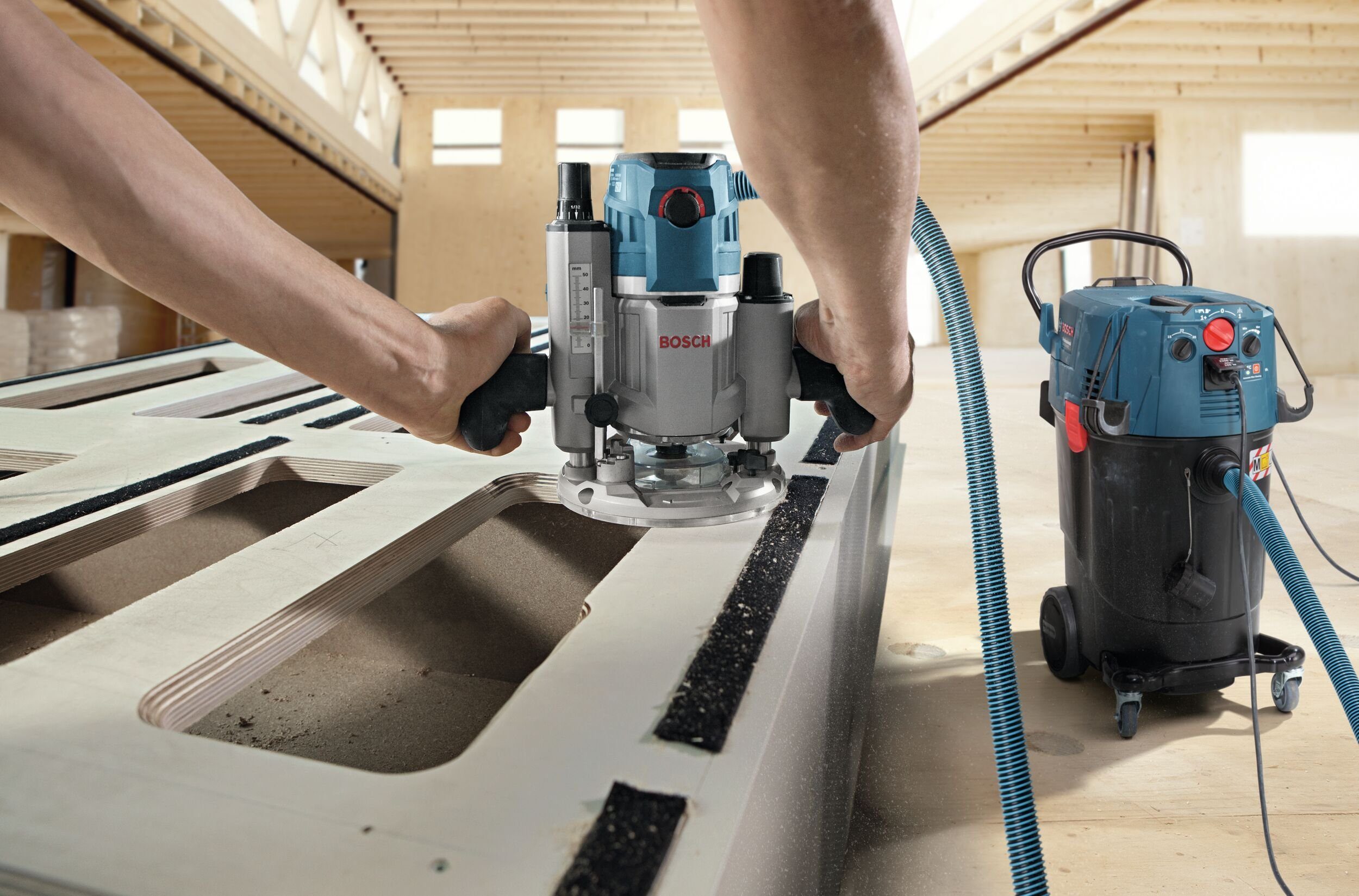 Bosch Professional Nass-Trocken-Sauger GAS 55 M AFC, Kabelgebundener - im Karton