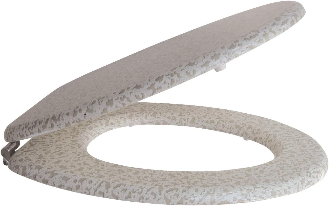 SANITOP WINGENROTH WC-Sitz WC-Sitz Venezia Goldeffekt, Toilettensitz, WC-Brille aus Holz (1-St)