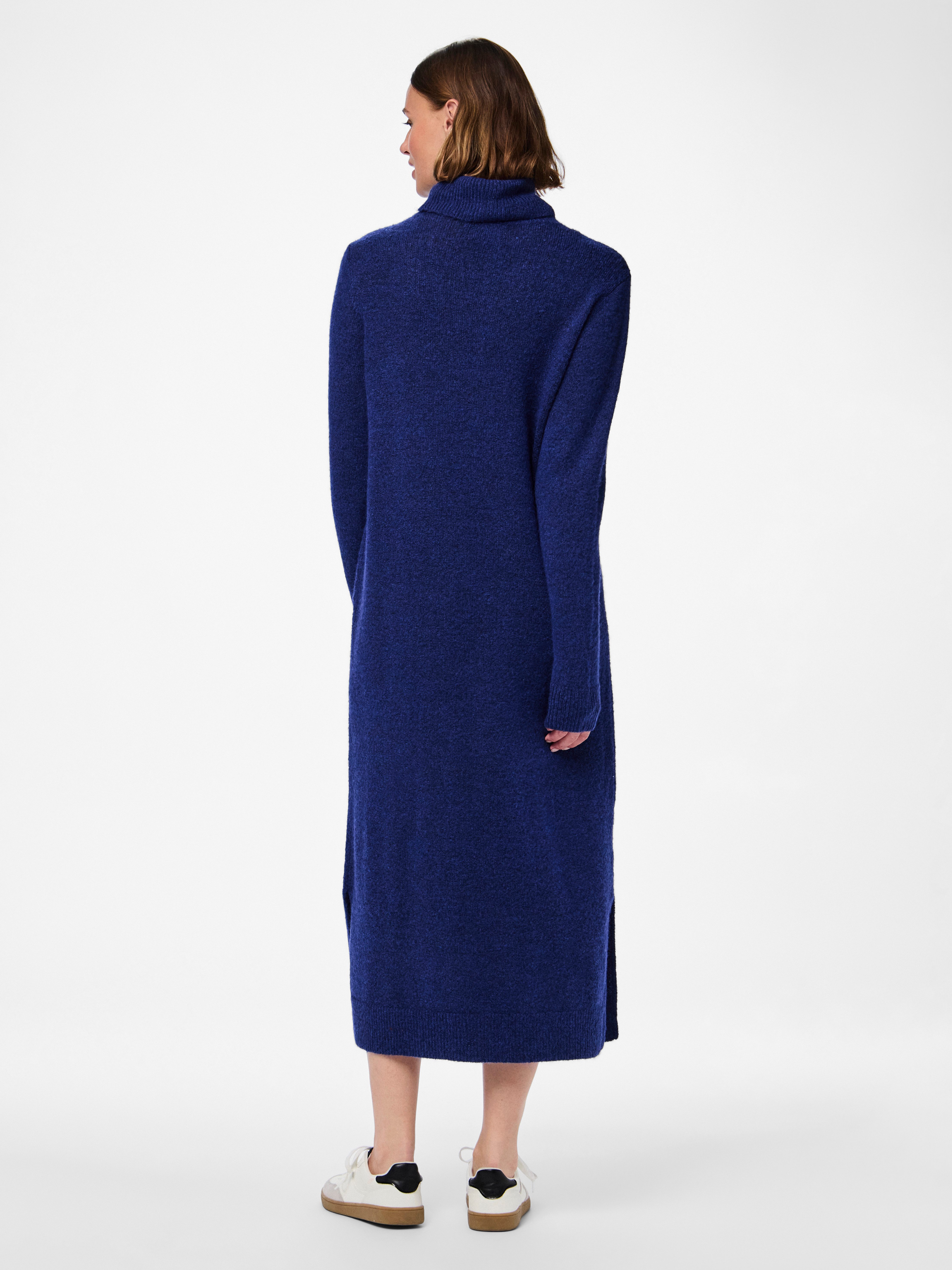 pieces Strickkleid PCJULIANA LS ROLLNECK KNIT günstig online kaufen