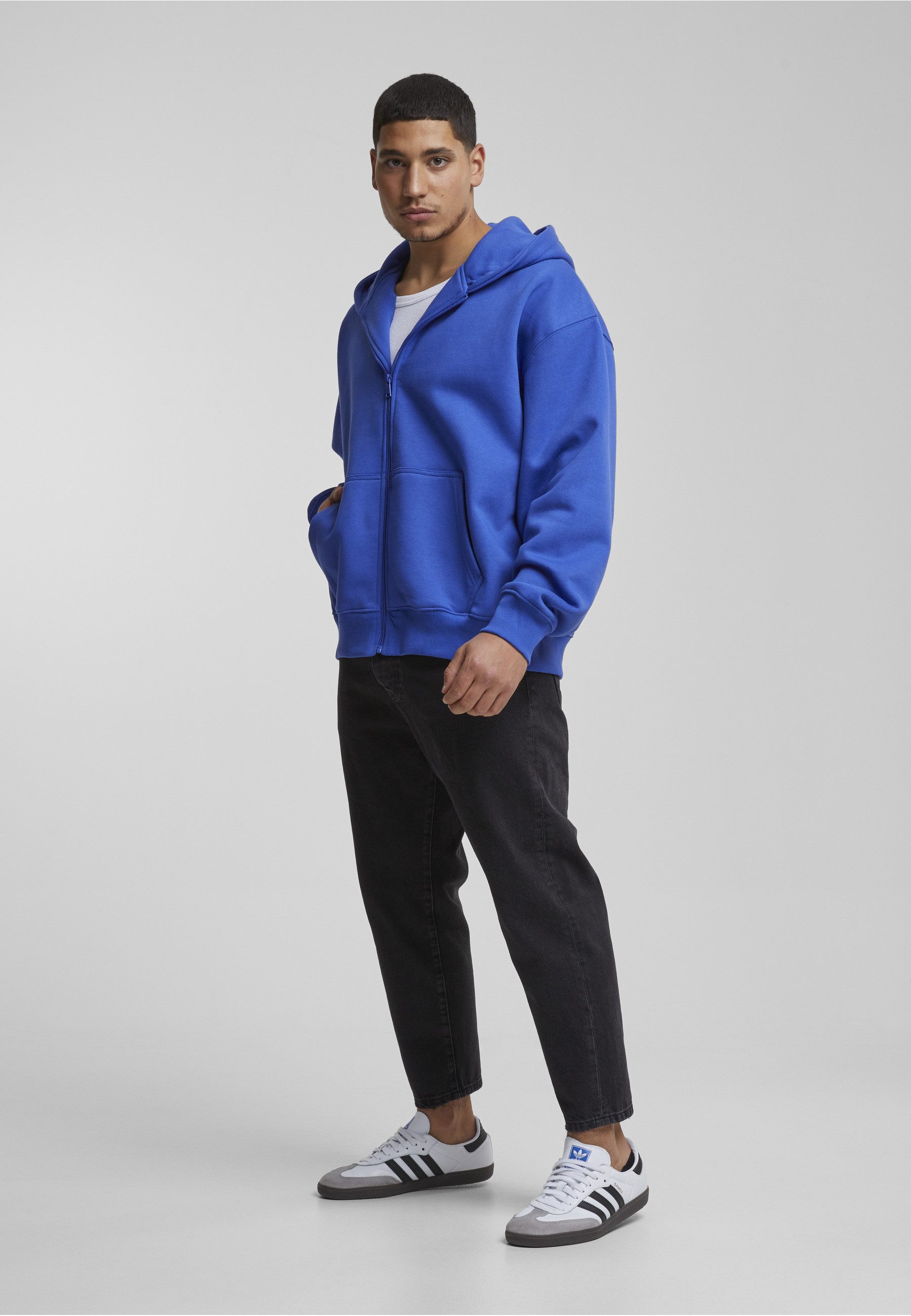 DEF Strickpullover DEF Herren DEF Zip Hoody (1-tlg)