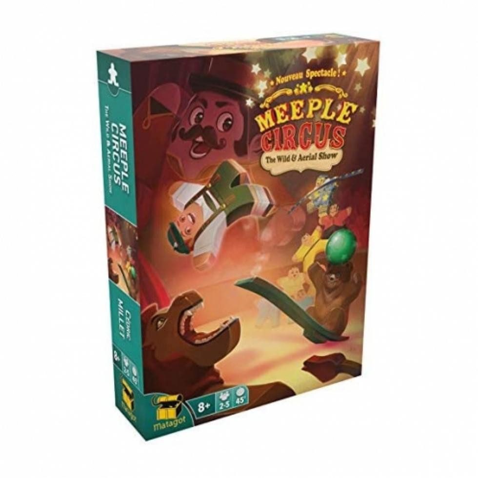 Q-Workshop Spiel, Meeple Circus - Wild Animals & Aerial Show - englisch