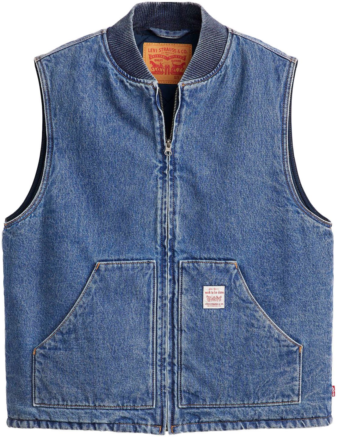 Levi's® Jeansweste SANSOME mit Reißverschluss