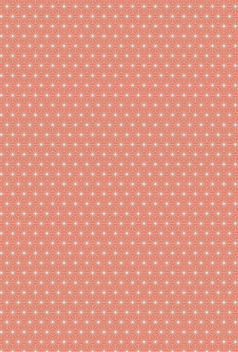 Heyda Designpapier Motivkarton "Starlight" A4 (21 x 31 cm inkl. Codierleiste) koralle