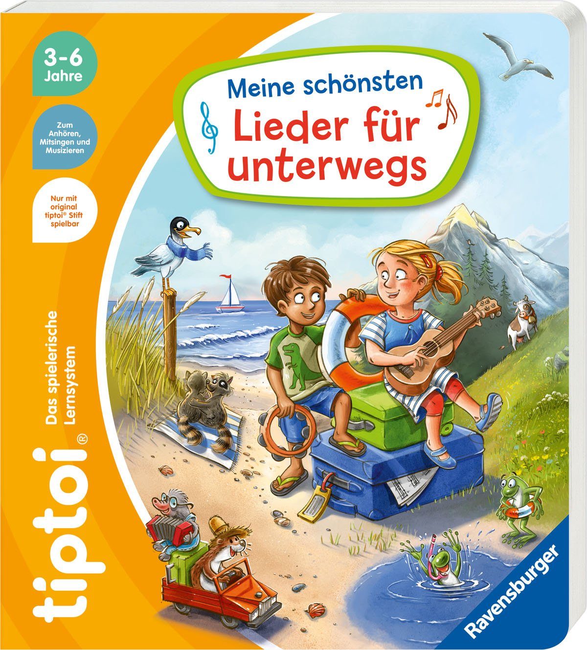 Ravensburger Buch tiptoi® Meine schönsten Lieder für unterwegs, Made in Europe