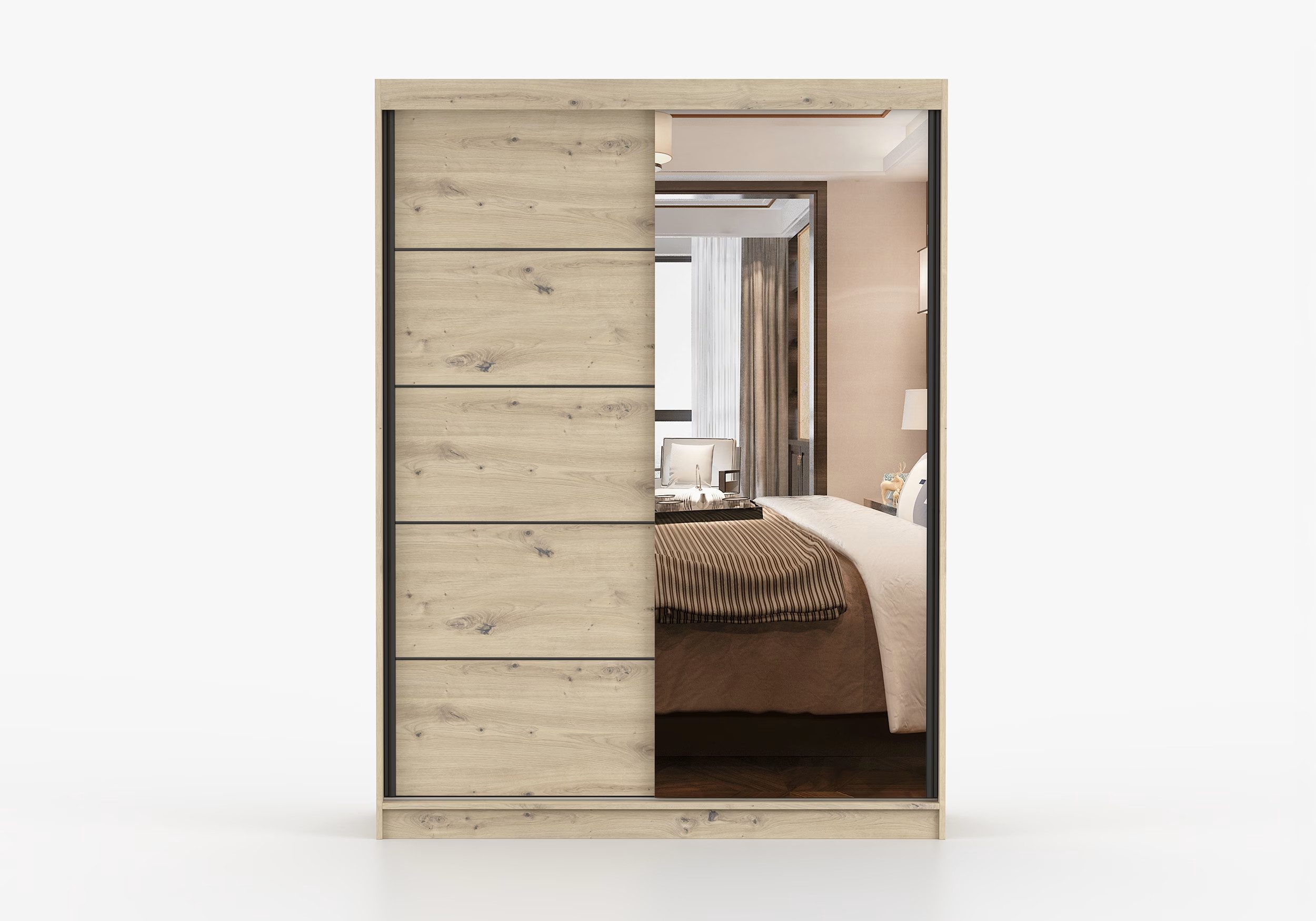 imoebel24 Schwebetürenschrank VISTA 05A 150 cm günstig online kaufen