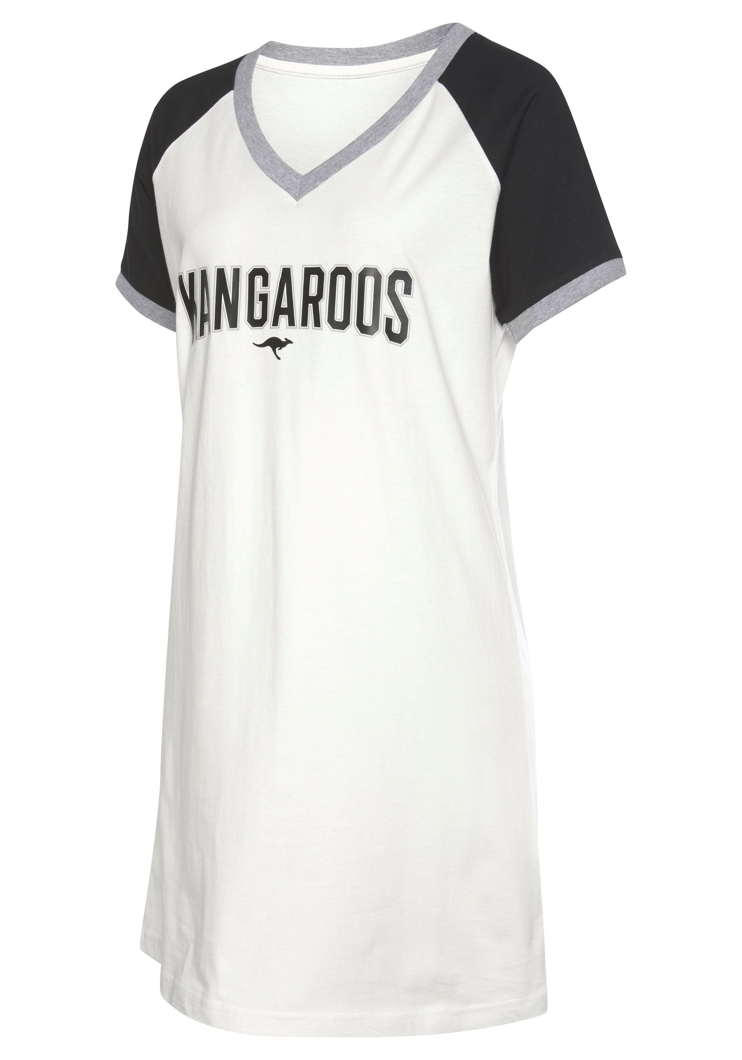 KangaROOS Bigshirt mit kontrastfarbenen Raglanärmeln