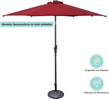 KOMFOTTEU Schirmständer Sonnenschirmständer, für Rohre mit Durchmesser 38/48 mm