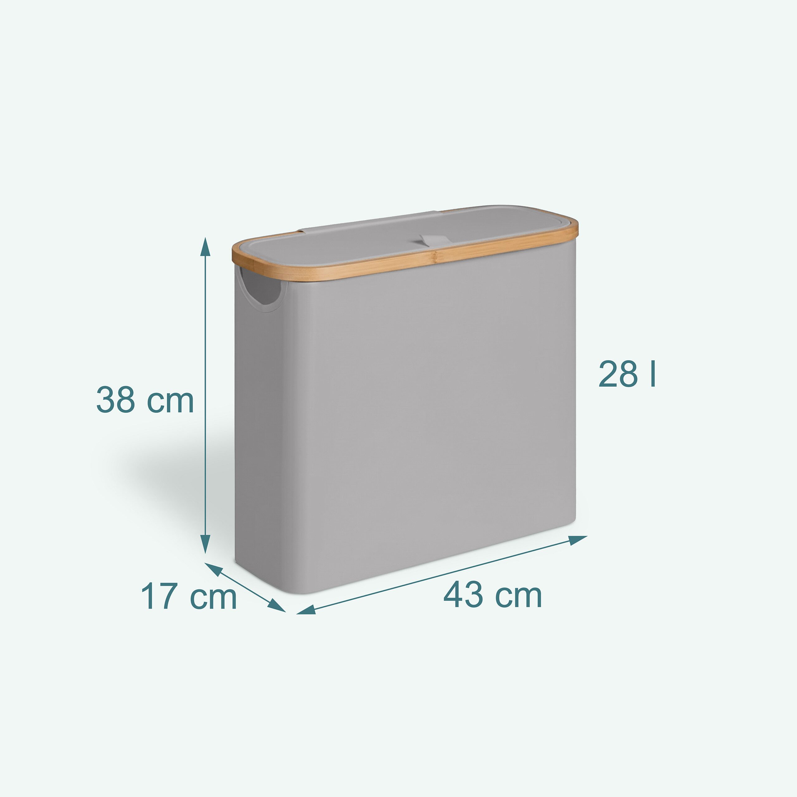relaxdays Toiletten-Ersatzrollenhalter Toilettenpapier Aufbewahrung 12 Rollen (1-St), grau – Bild 4 von 5