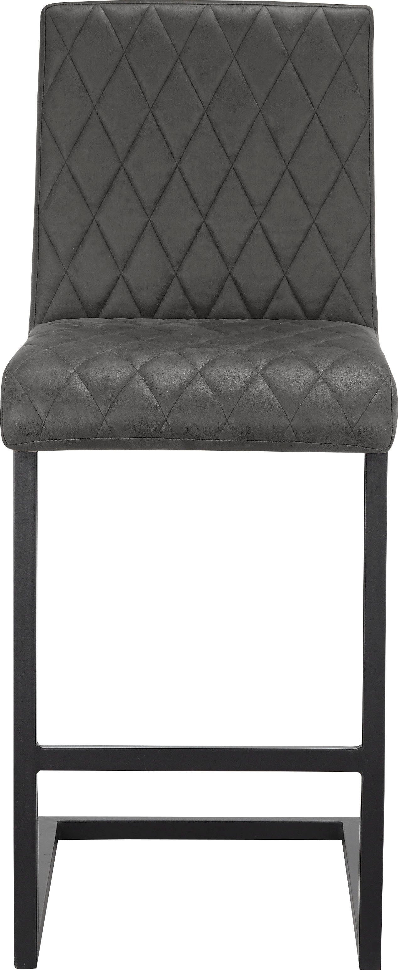 INOSIGN Bistrostuhl Janelle (2 St), Sitz und Rücken gepolstert, Nähte am Sitz und Rücken, Sitzhöhe 65 cm