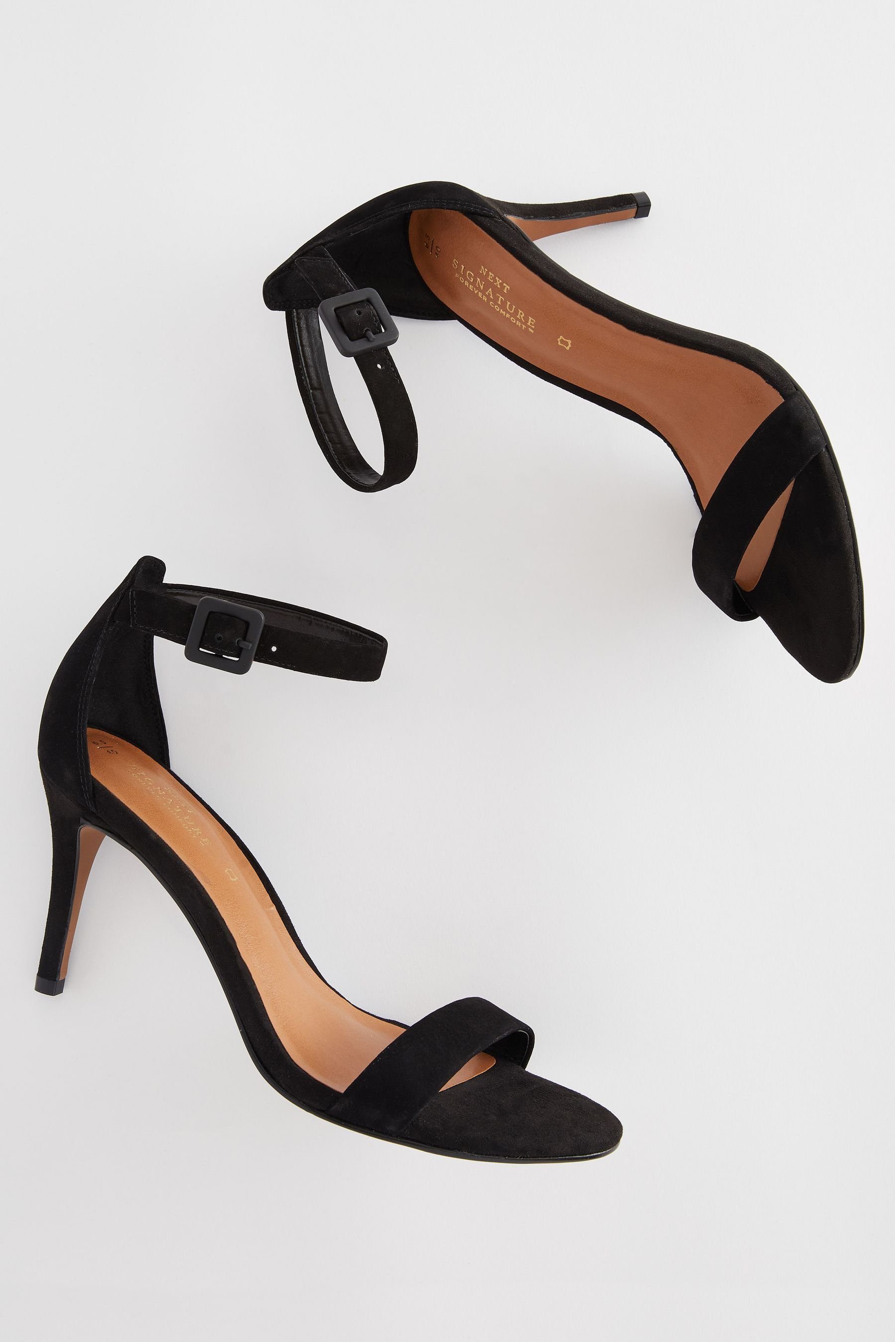 Next Signature Leder-Sandalen mit mittelhohem Absatz Sandalette (1-tlg)