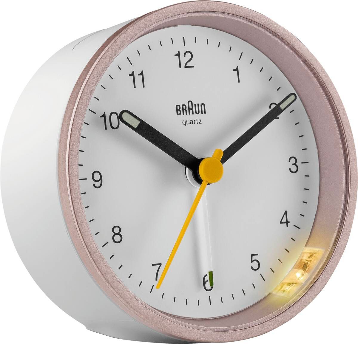 Braun Radiowecker Braun Uhren BC12PW Quarzwecker Uhren/Wecker Pink-Weiss günstig online kaufen