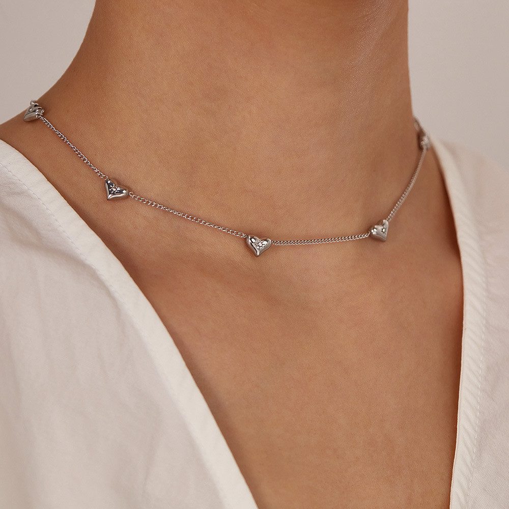 RAIKOU Edelstahlkette LOVE DIAMOND Edelstahl Halskette günstig online kaufen