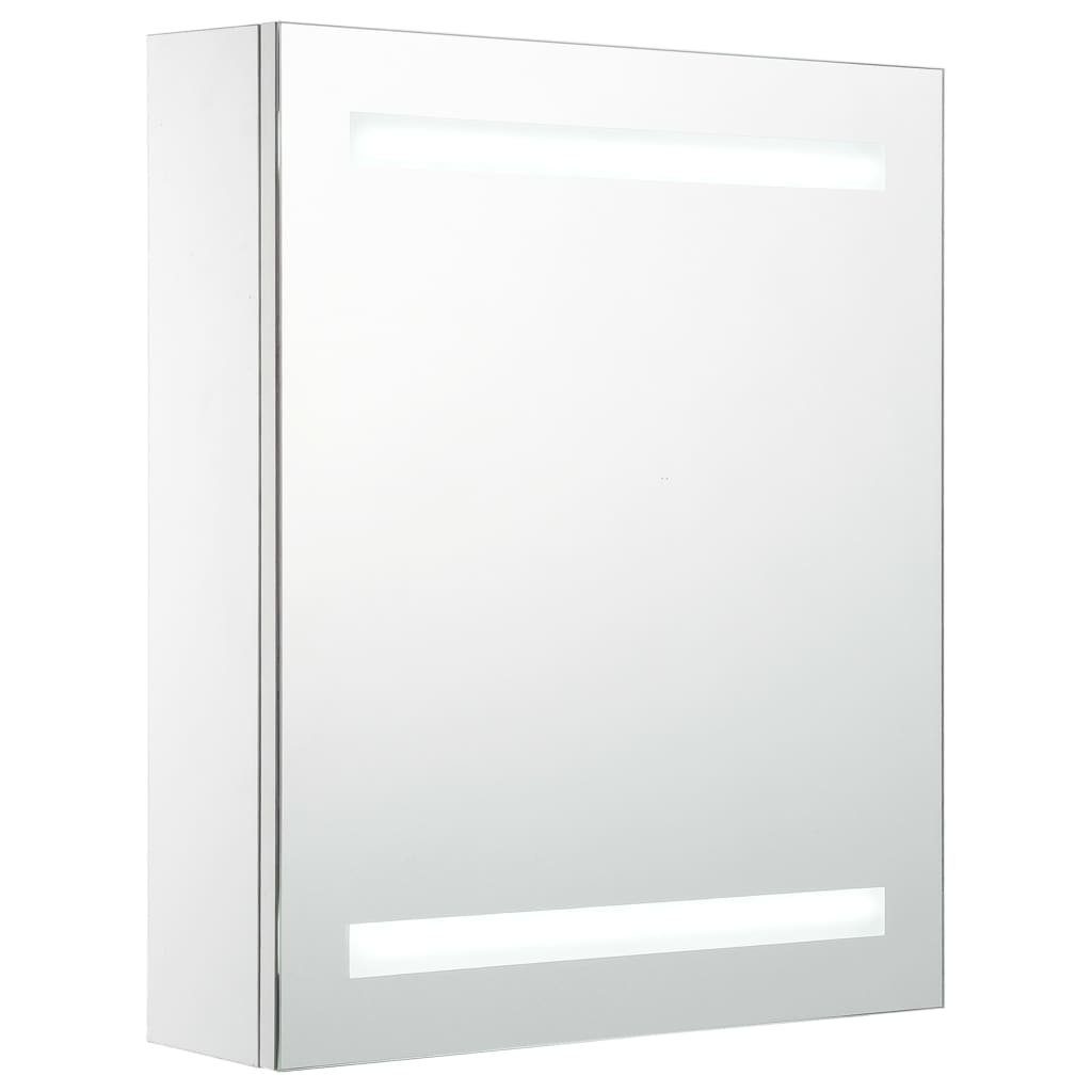 vidaXL cm 50x13,5x60 LED-Spiegelschrank Badezimmerspiegelschrank