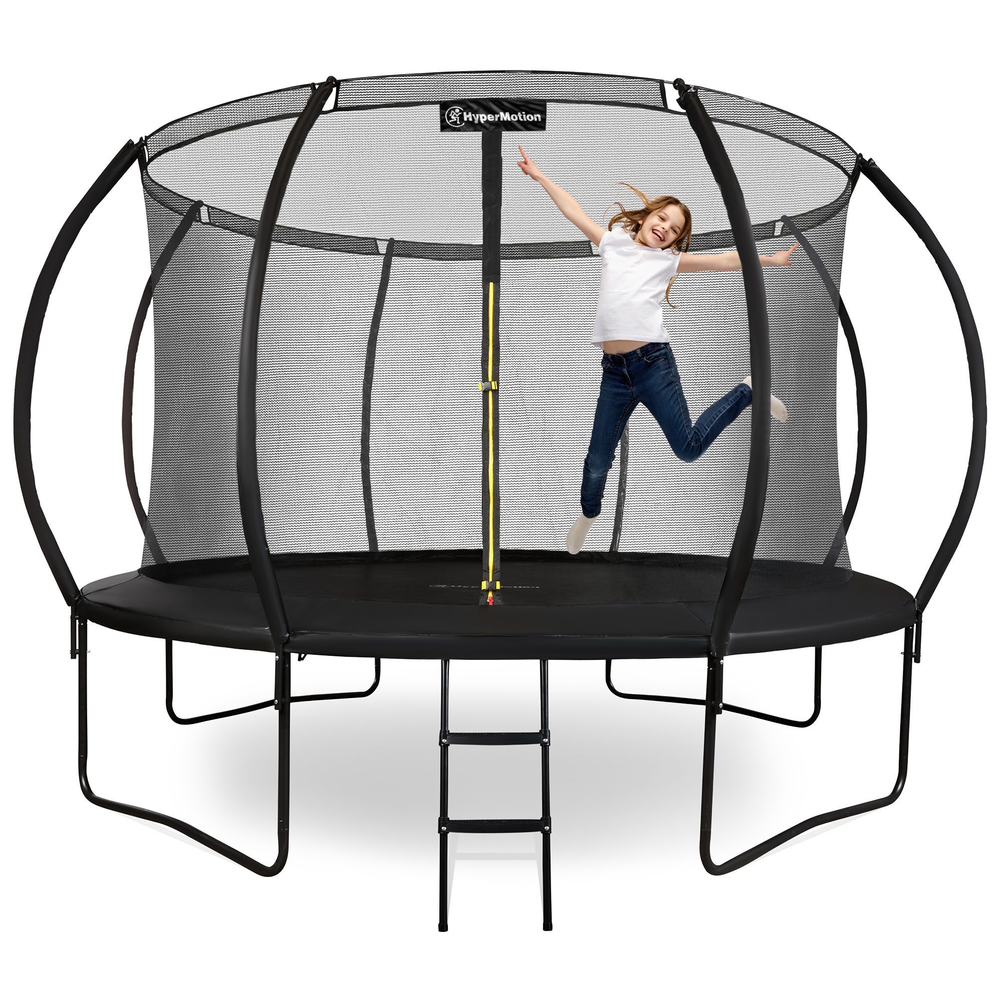 HyperMotion Gartentrampolin Gartentrampolin mit Leiter und Innennetz
