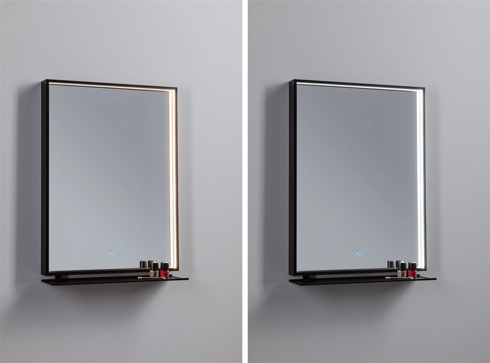 Paulmann LED Wandleuchte Spiegel 11W Spiegel LED eckig integriert, 450x600 Miro Tageslichtweiß, 230V, fest IP44 TunableWhite
