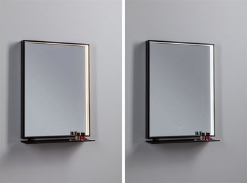 Paulmann LED Wandleuchte Spiegel Miro eckig IP44 11W 450x600 230V, LED fest integriert, Tageslichtweiß, TunableWhite, Spiegel