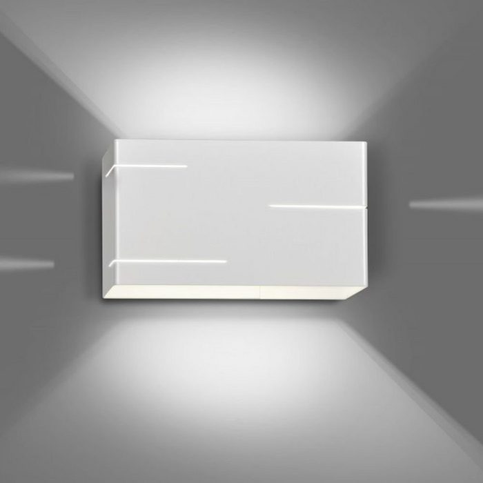 famlights Wandleuchte Wandleuchte Tabea aus Metall in Weiß G9 max.20W keine Angabe Leuchtmittel enthalten: Nein warmweiss Wandleuchte Wandlampe Wandlicht