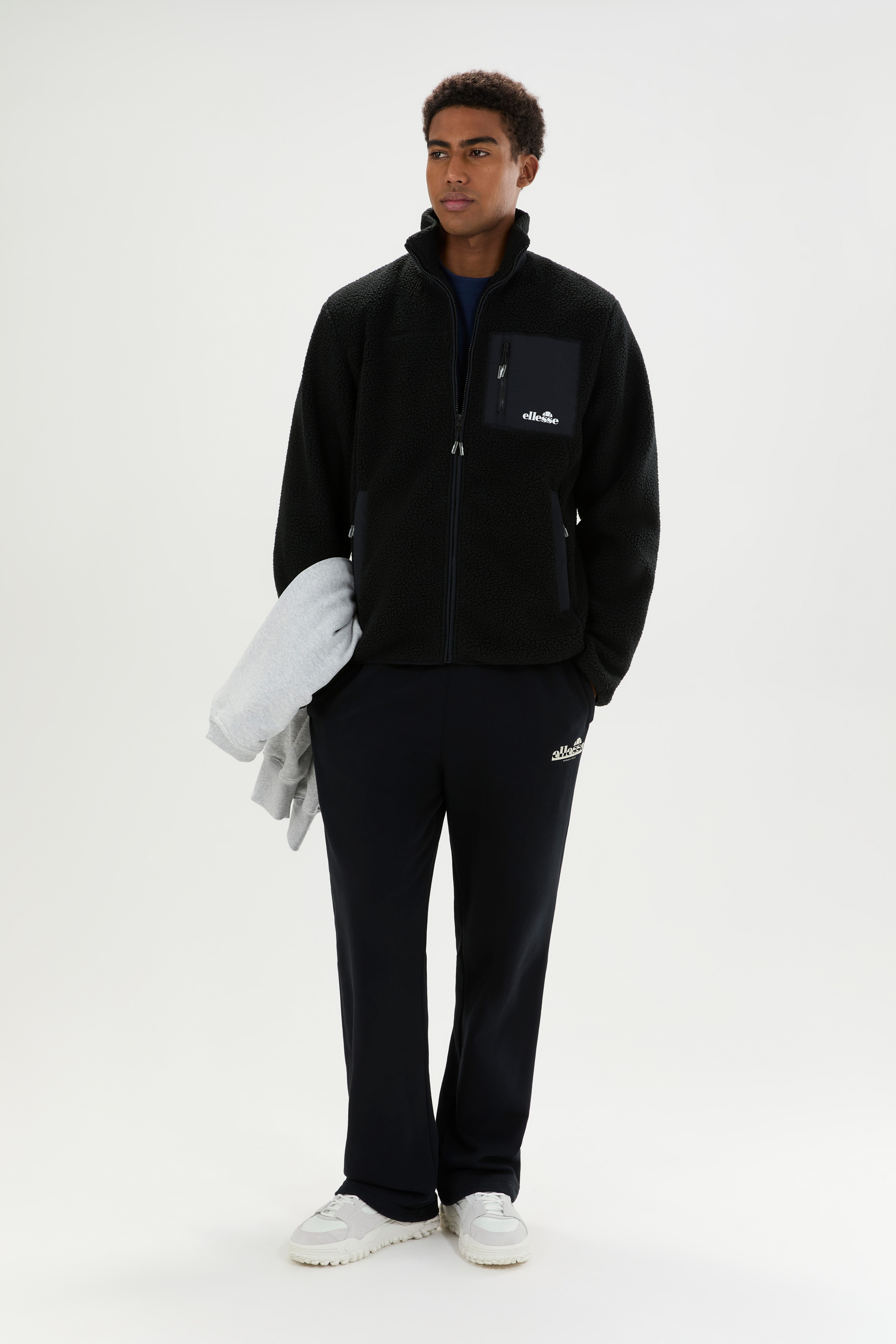 Ellesse Fleecejacke ZERANO 2 FZ JACKET mit Reißverschluss, normale Länge, aus Polyester – Bild 4 von 5