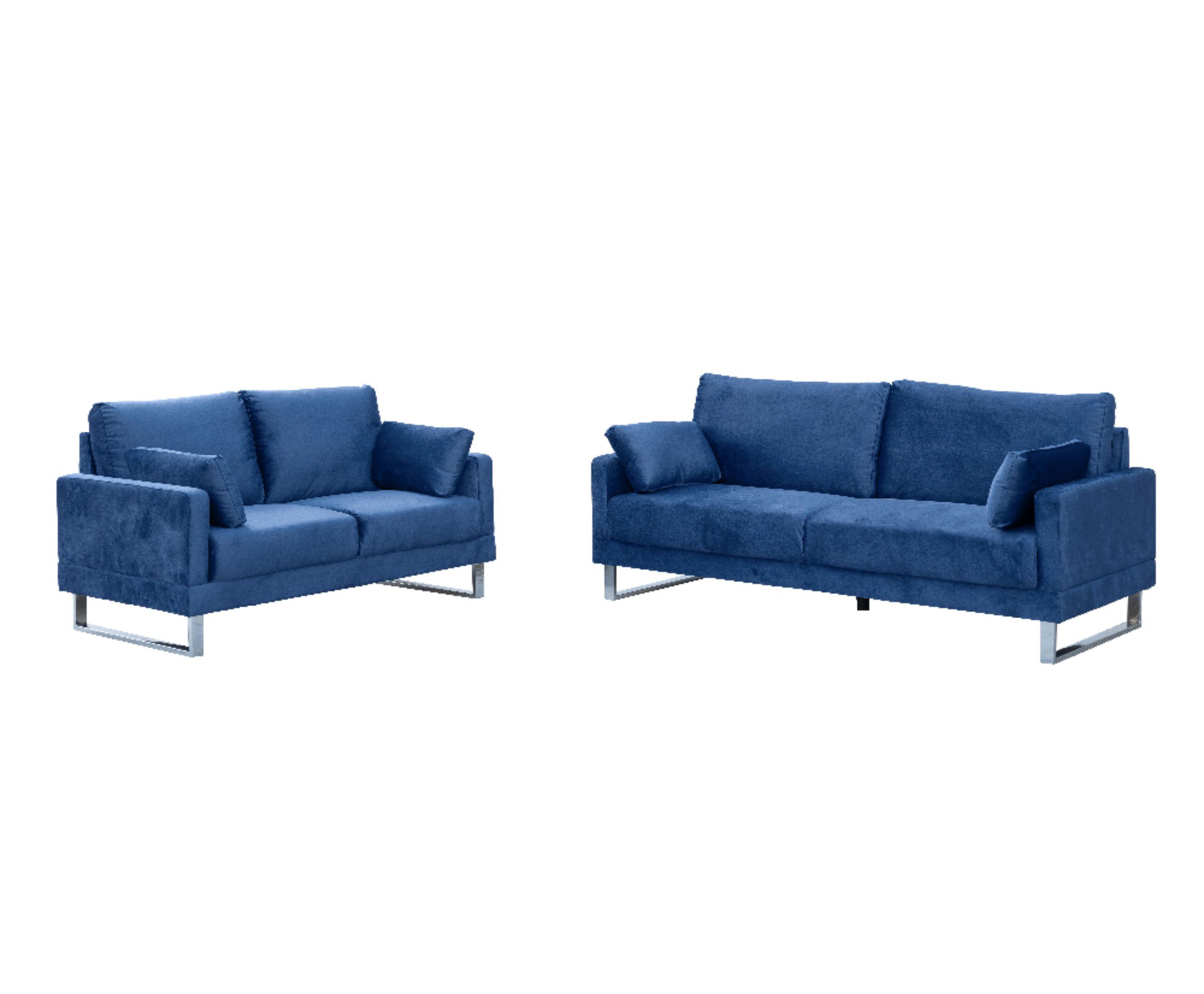 Happy Home Sofa Sofa Set 2-tlg. Couchgarnitur 3-2-Sitzer, Polstermöbel für Wohnzimmer
